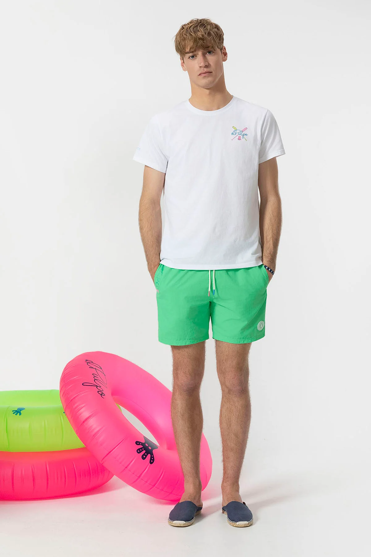 BAÑADOR ESTAMPADO LATERAL ELPULPO VERDE PISTACHO - Image 3
