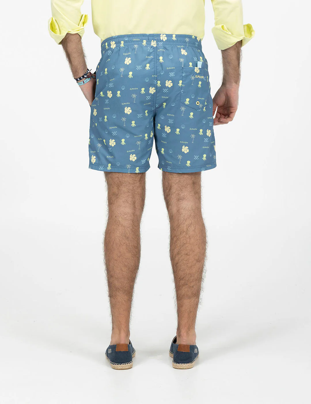 BAÑADOR ESTAMPADO PALMERAS AZUL MARINO DELAVÉ - Image 6