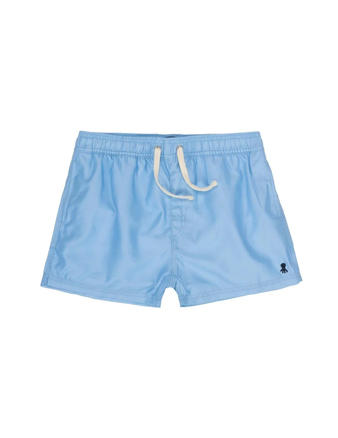 BAÑADOR NIÑO BASIC LOGO AZUL CELESTE