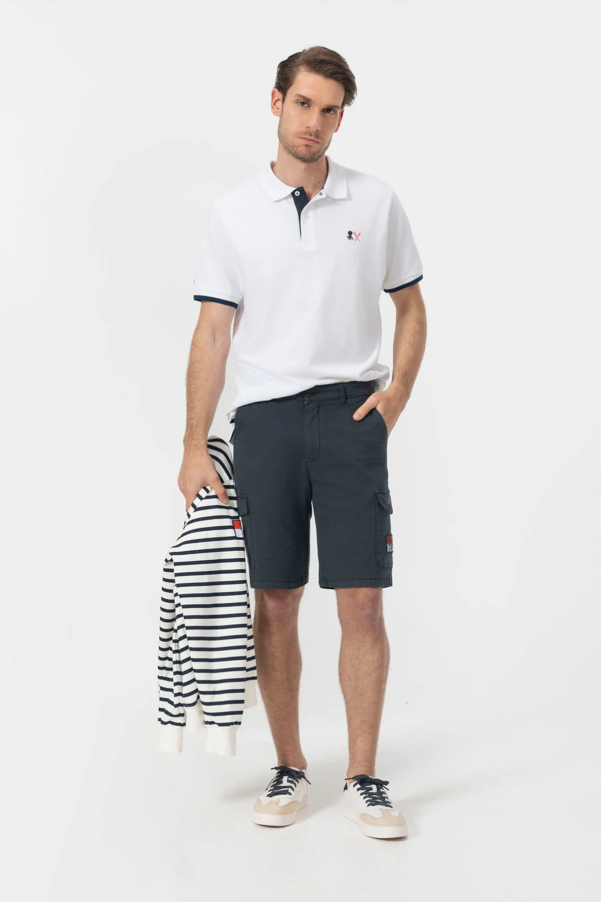 BERMUDA CARGO TWILL AZUL MARINO - Image 2