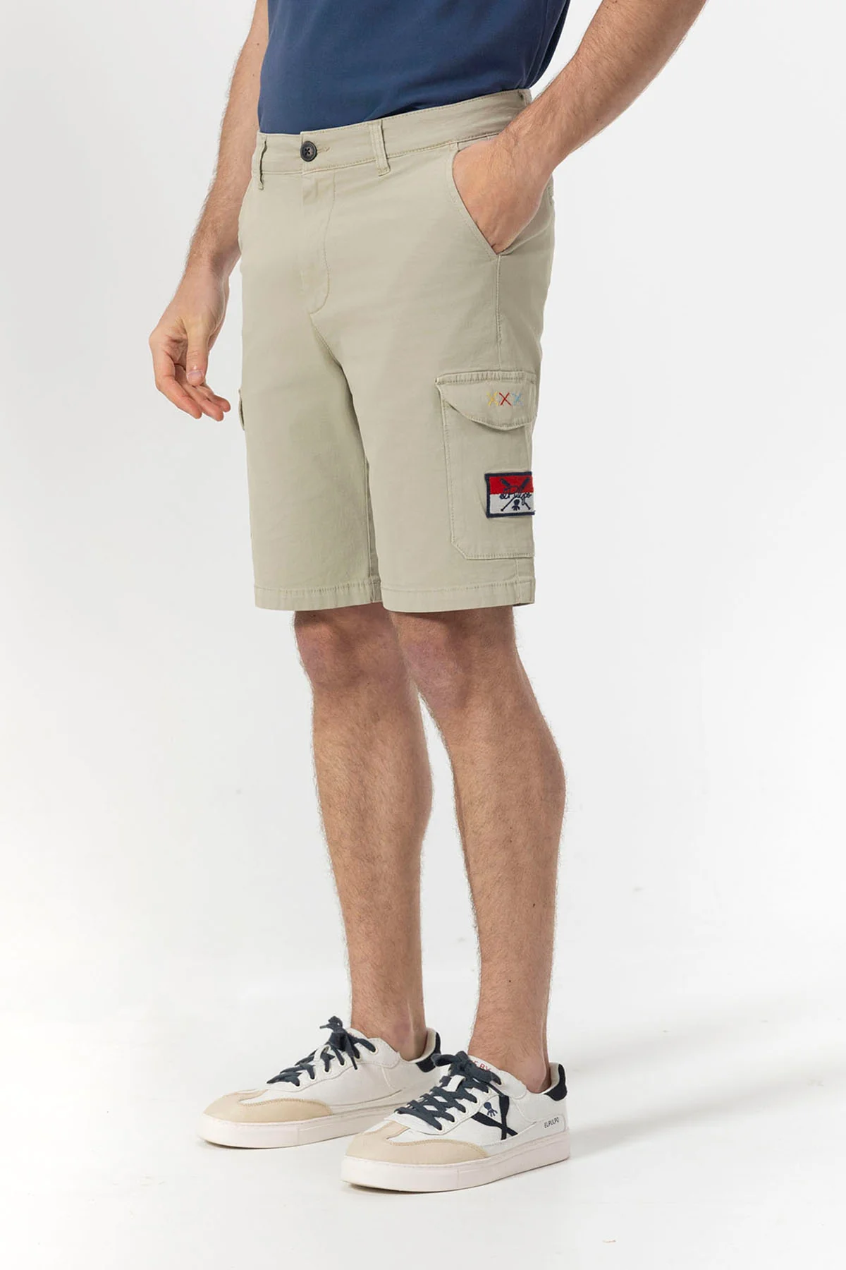 BERMUDA CARGO TWILL BEIGE - Image 3