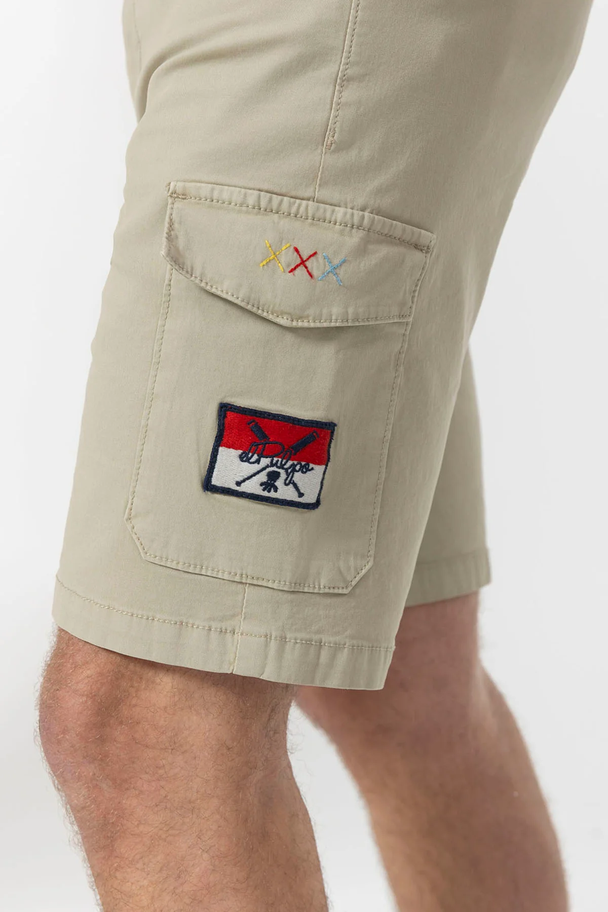 BERMUDA CARGO TWILL BEIGE - Image 7