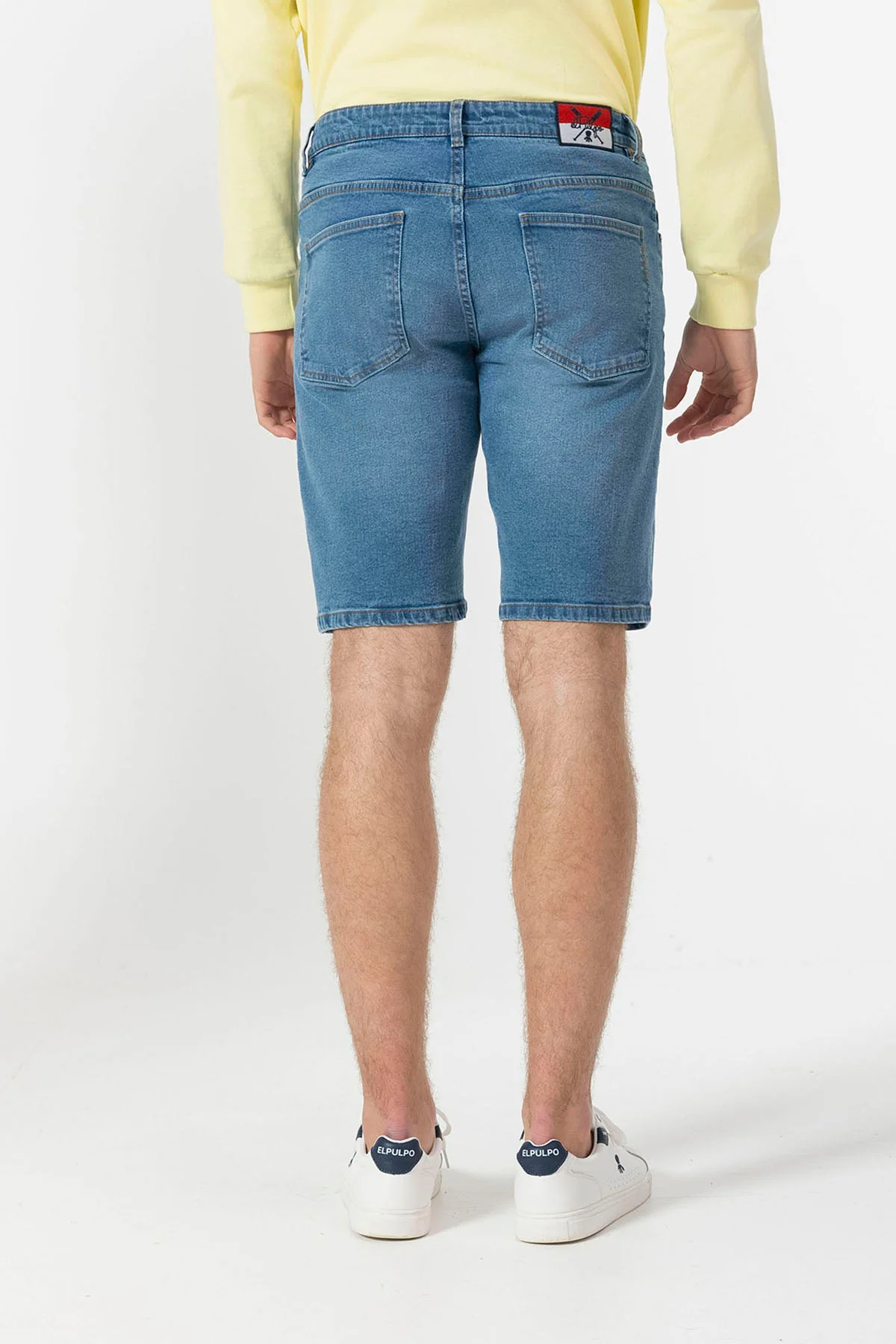 BERMUDA DENIM INDIGO DELAVÉ - Image 4