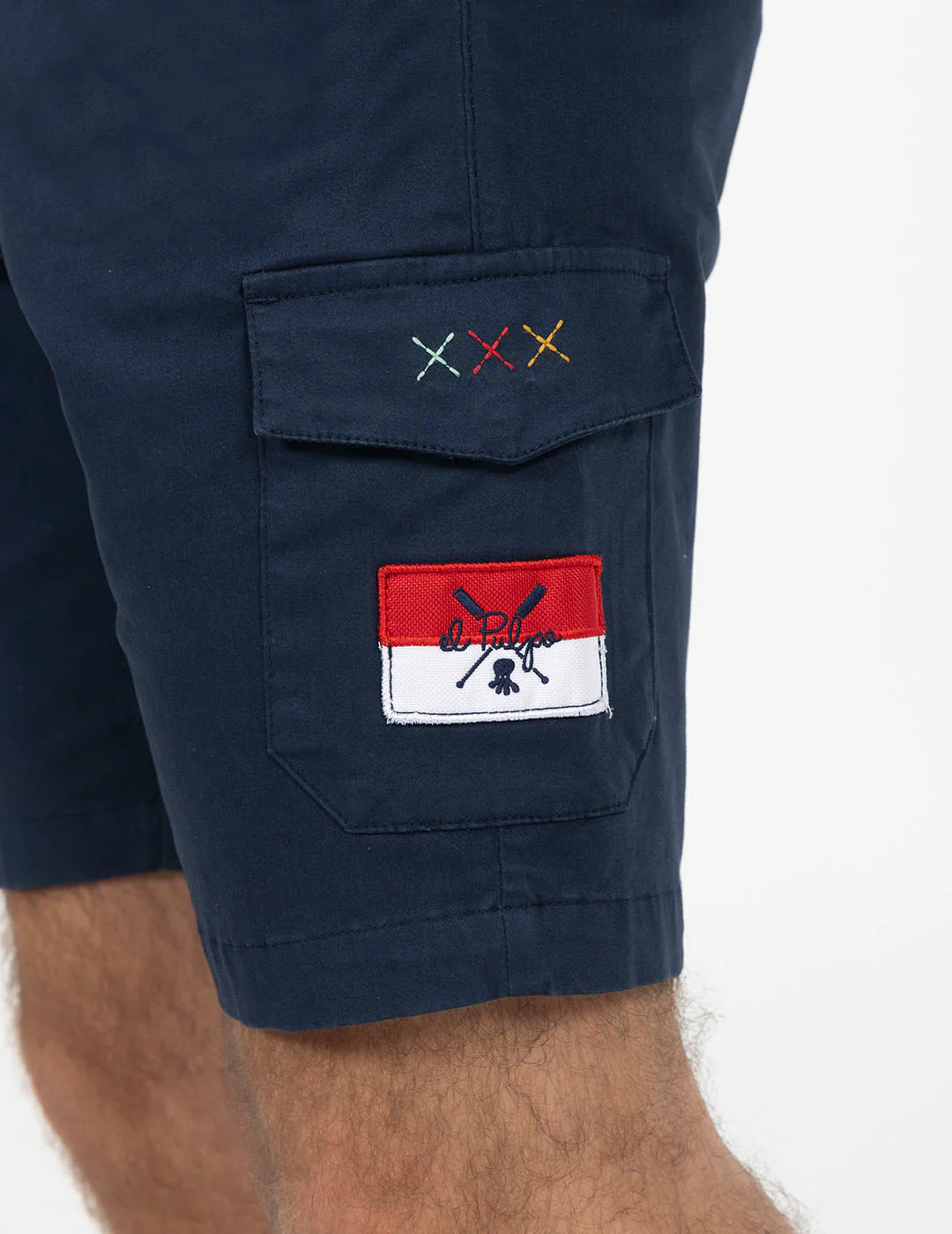 BERMUDA PATCH CARGO AZUL MARINO - Image 3