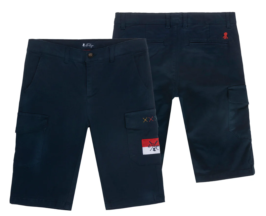 BERMUDA PATCH CARGO AZUL MARINO - Image 8