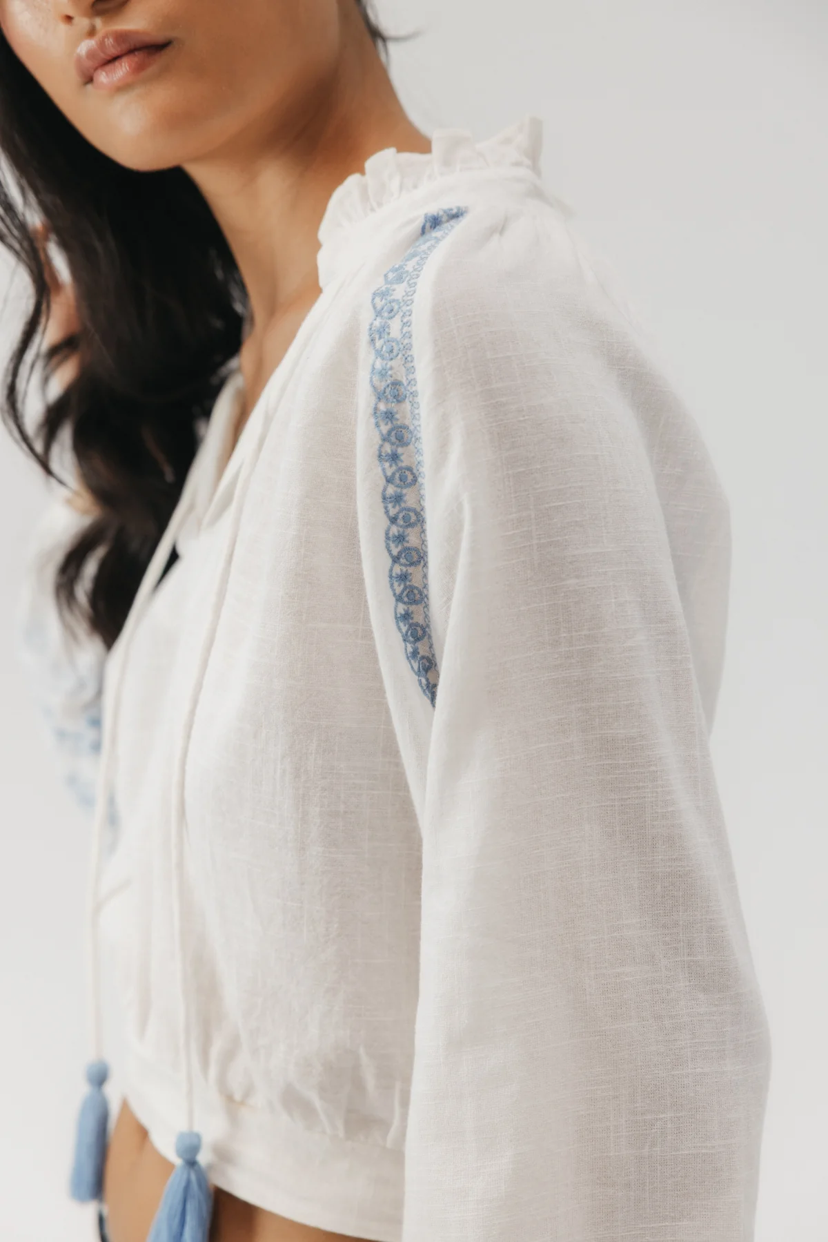 BLUSA TEEN BORDADOS BLANCO PURO - Image 3