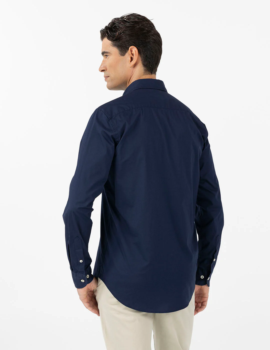 CAMISA BASIC LOGO AZUL MARINO - Image 4