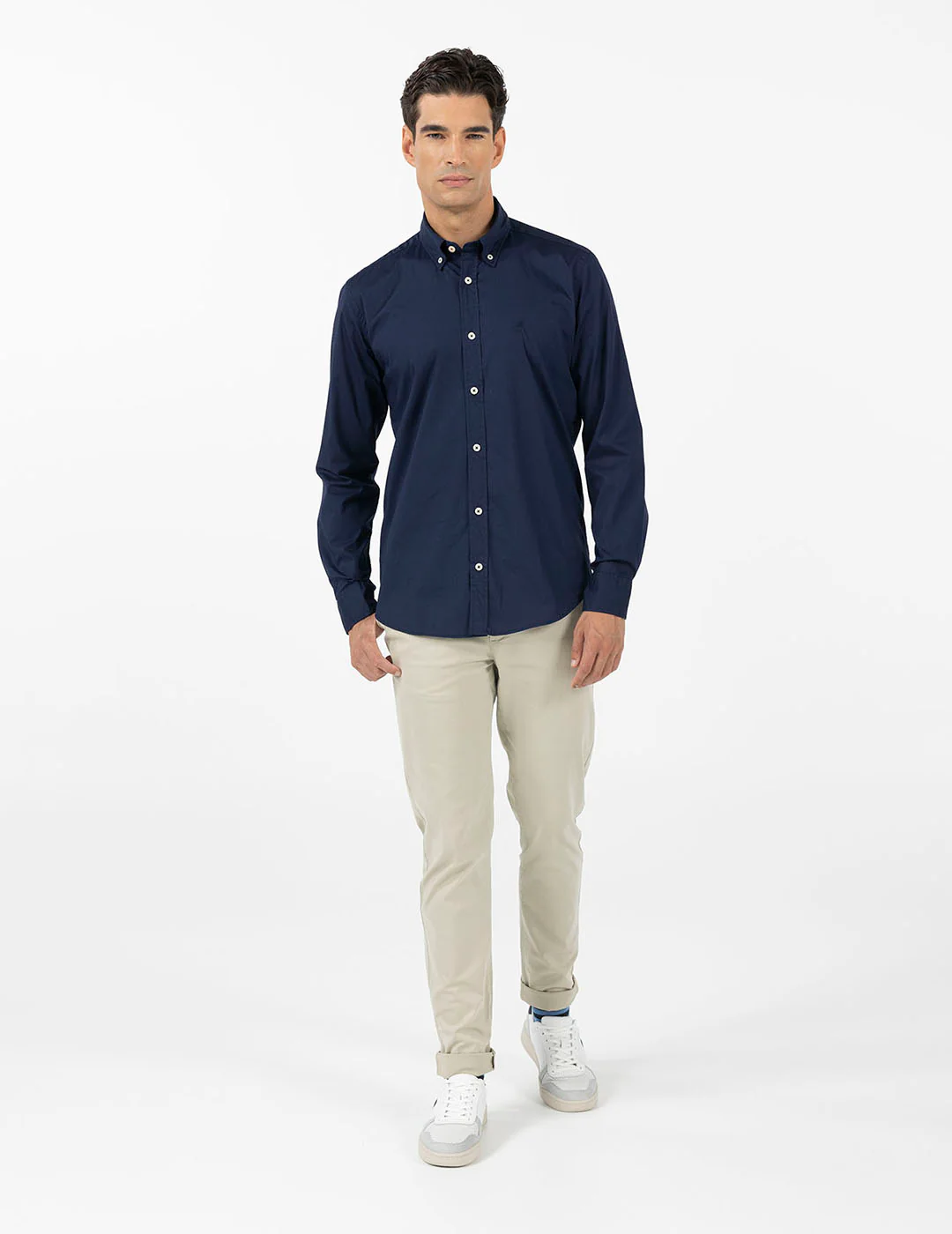 CAMISA BASIC LOGO AZUL MARINO - Image 5