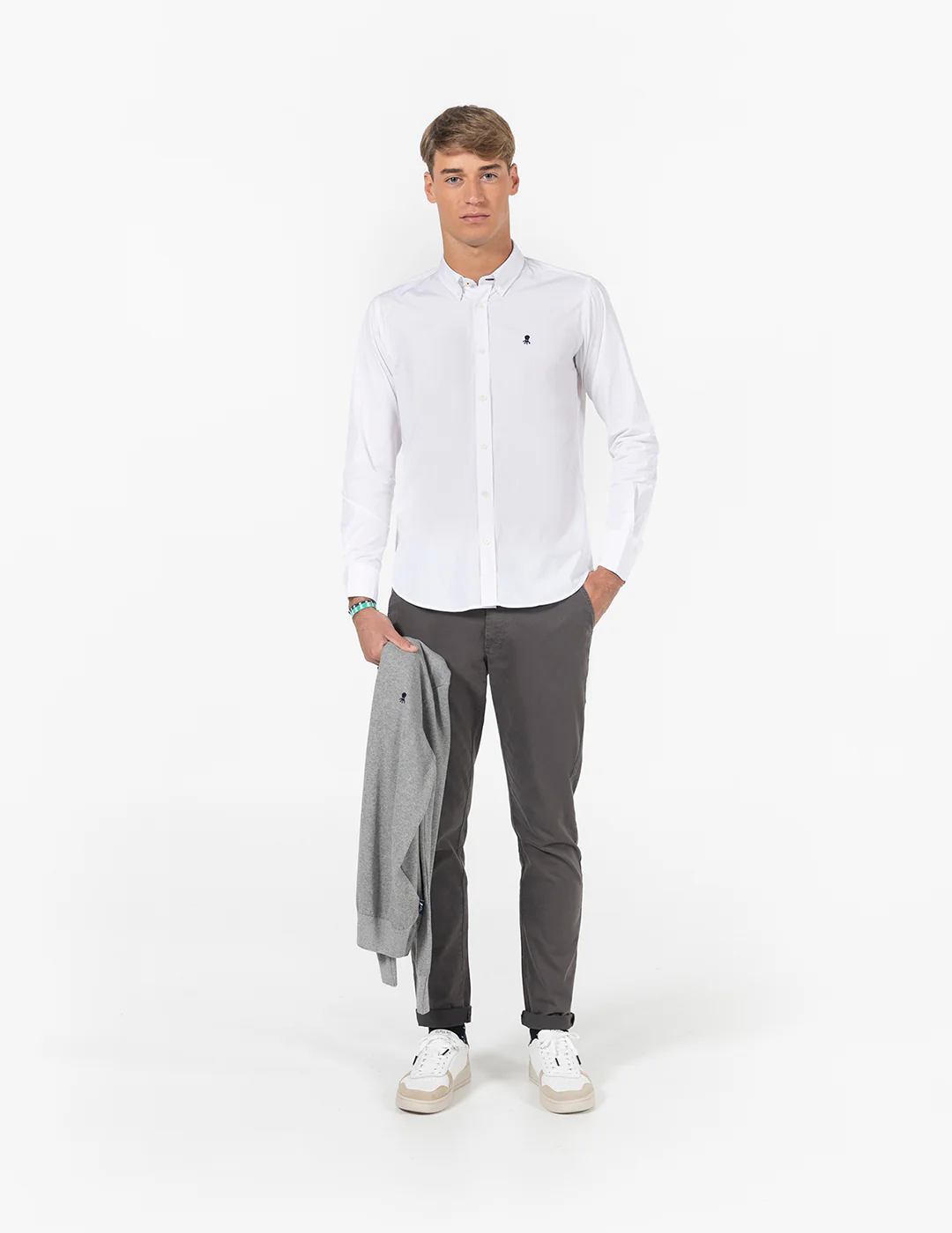 CAMISA BASIC LOGO BLANCO - Image 5