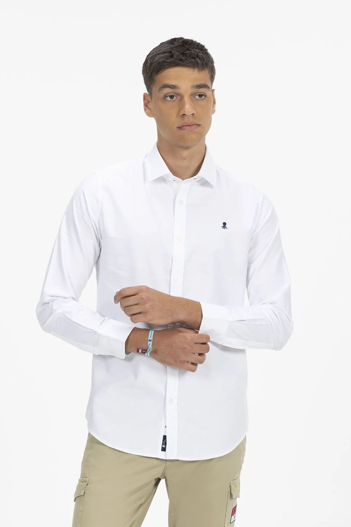 CAMISA BÁSICA OXFORD BLANCO PURO - Image 3