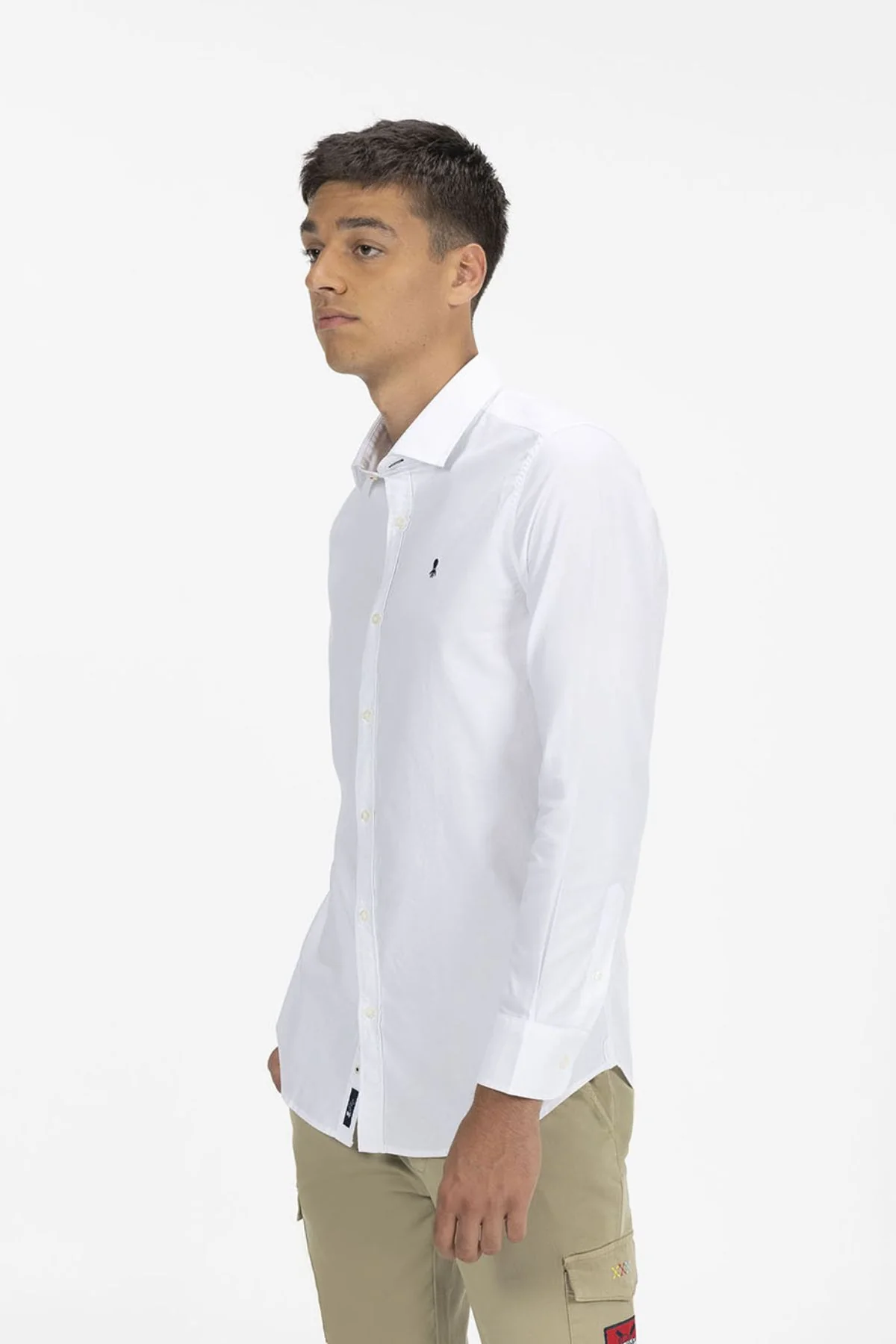 CAMISA BÁSICA OXFORD BLANCO PURO - Image 4