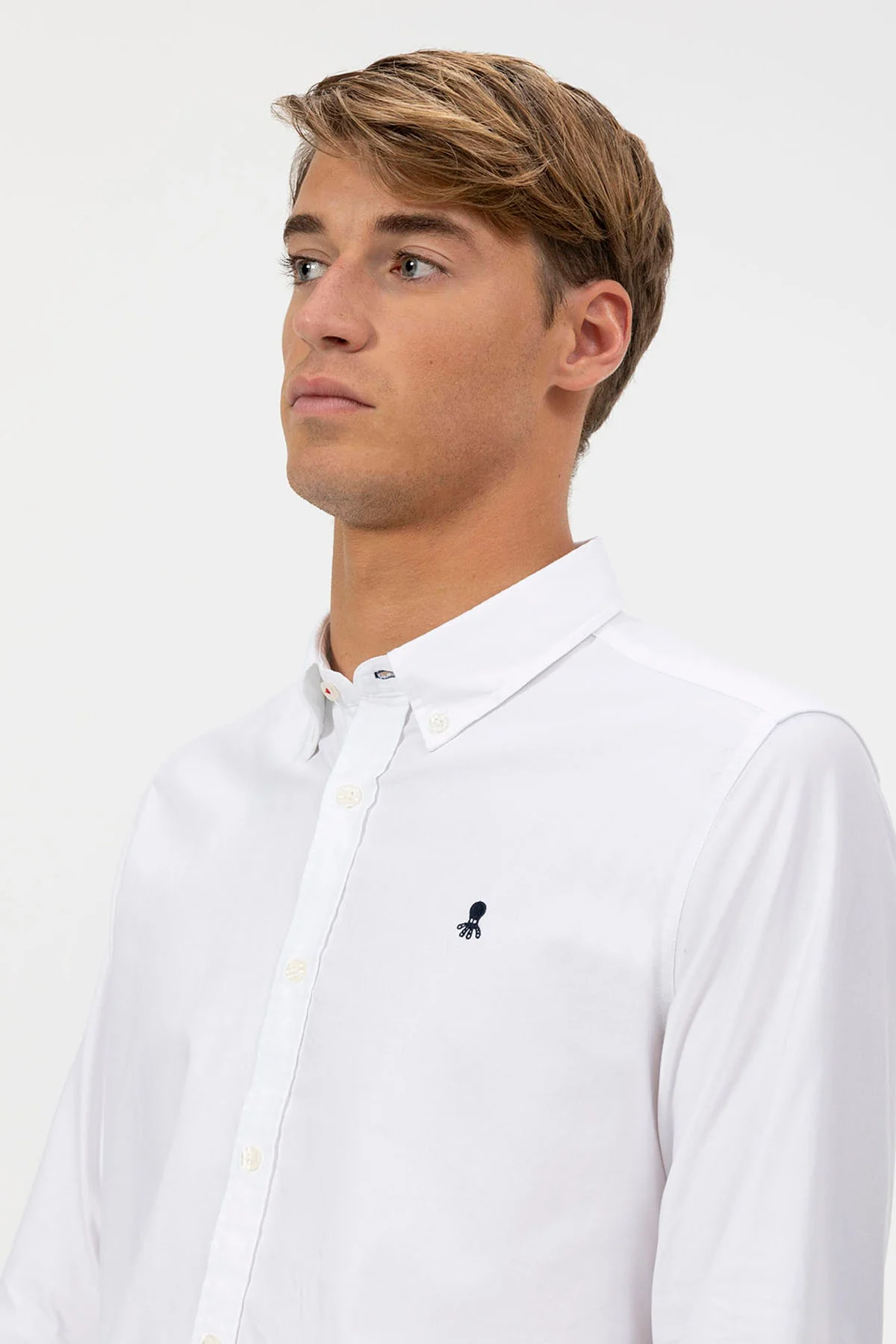CAMISA CUELLO BOTÓN OXFORD BLANCO PURO - Image 4