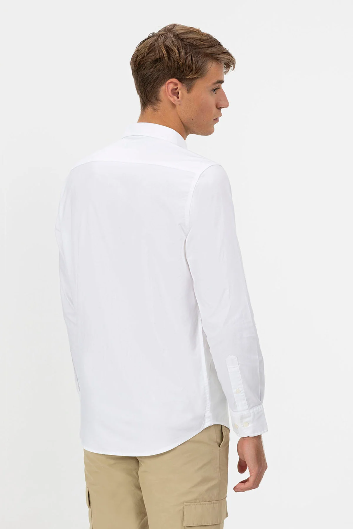 CAMISA CUELLO BOTÓN OXFORD BLANCO PURO - Image 5