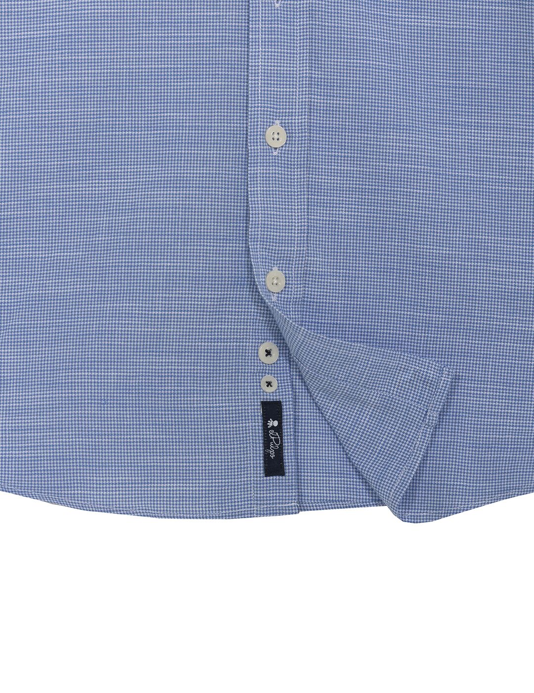 CAMISA NIÑO HOUNDSTOOTH BLUE AZUL CELESTE - Image 3