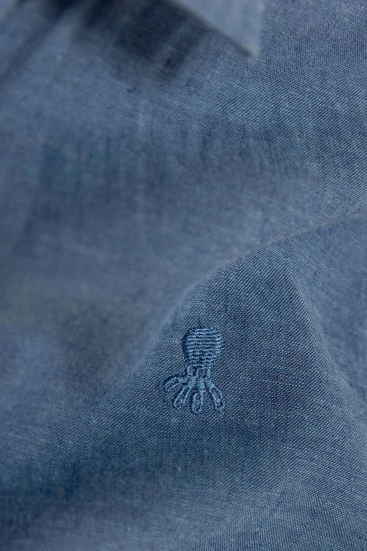 CAMISA NIÑO LINO AZUL MARINO - Image 5