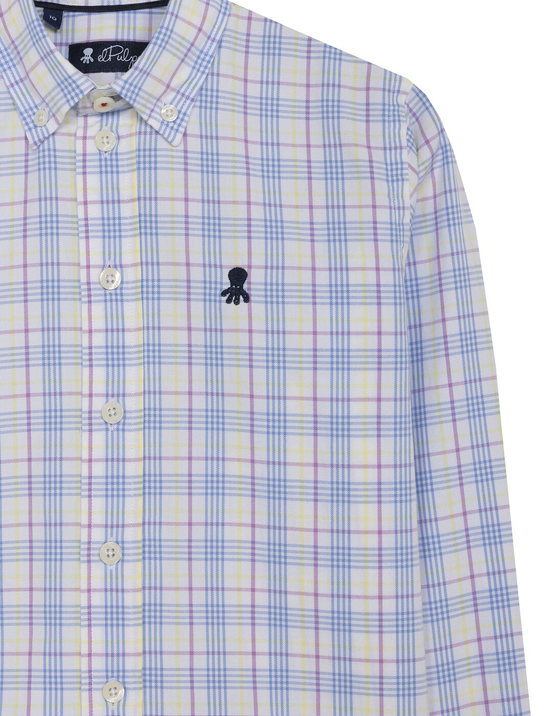 CAMISA NIÑO SOFT COLOR CHECK AMARILLO - Image 2