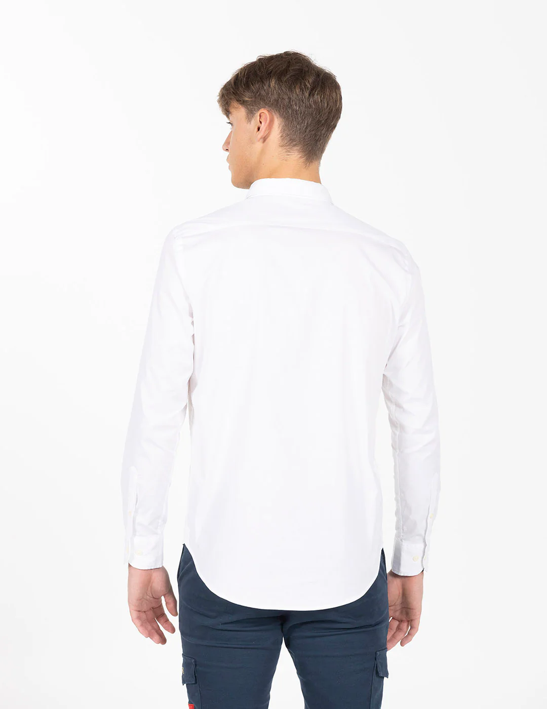 CAMISA POPELÍN LOGO BORDEADO BLANCO PURO - Image 4