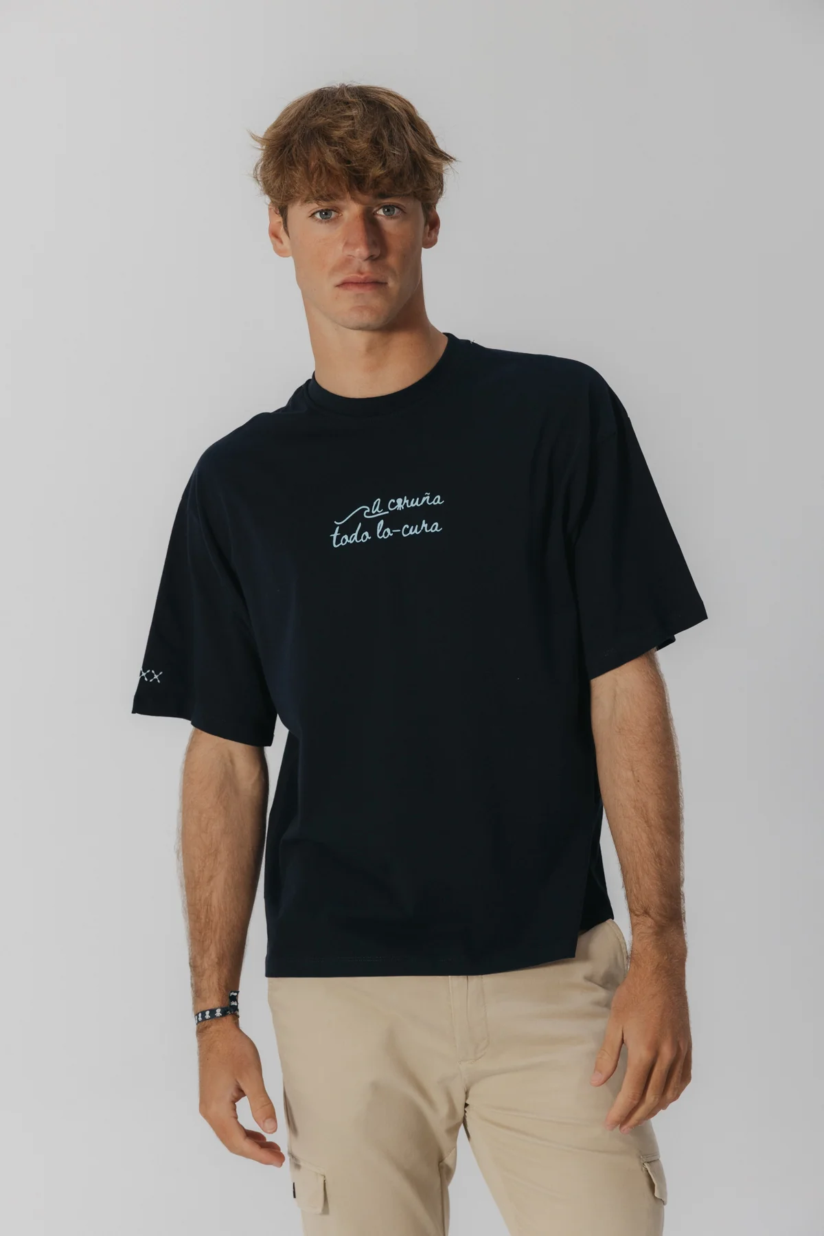 Camiseta A Coruña todo locura azul marino - Image 4