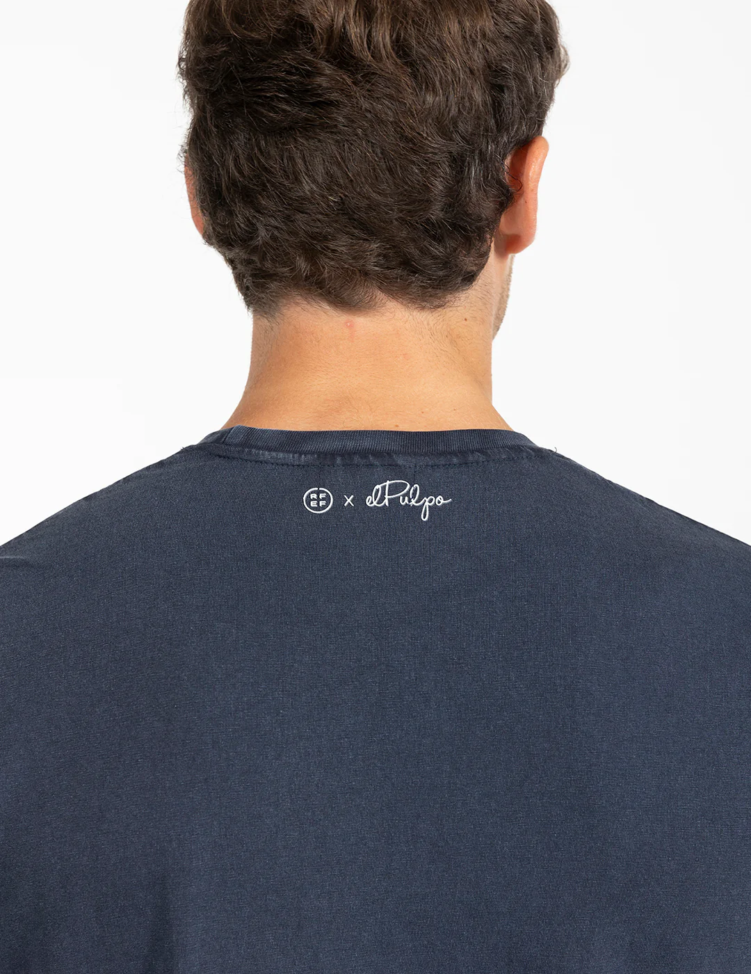 CAMISETA BASIC ELPULPO RFEF AZUL MARINO DELAVÉ - Image 5
