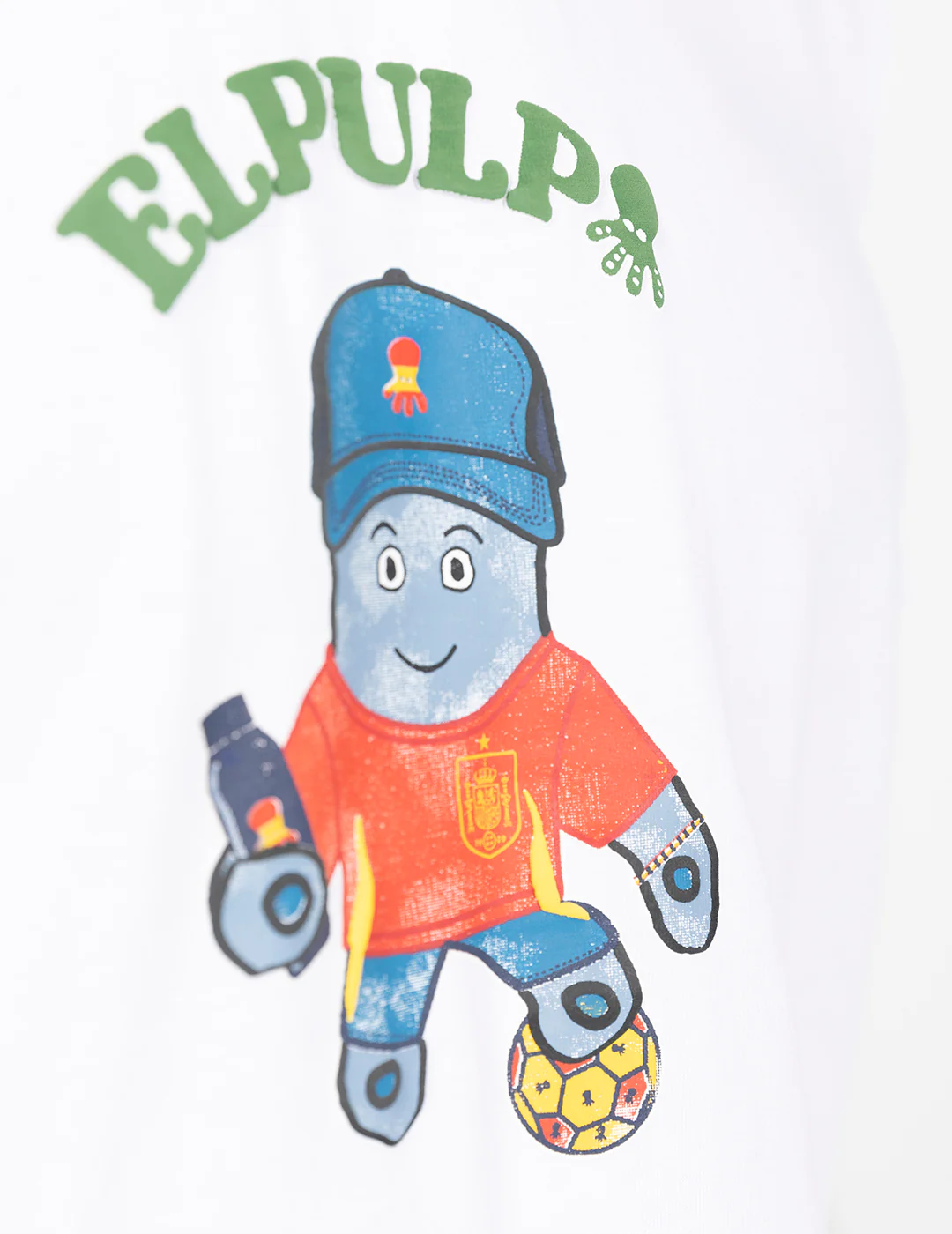 CAMISETA BASIC ELPULPO RFEF BLANCO PURO - Image 3