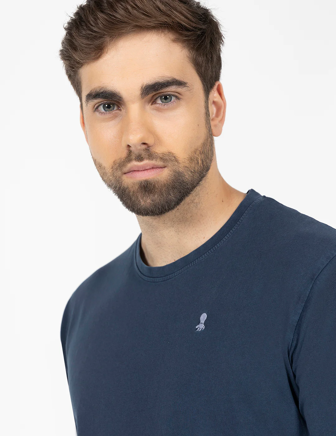 CAMISETA BASIC LOGO AZUL MARINO - Image 3