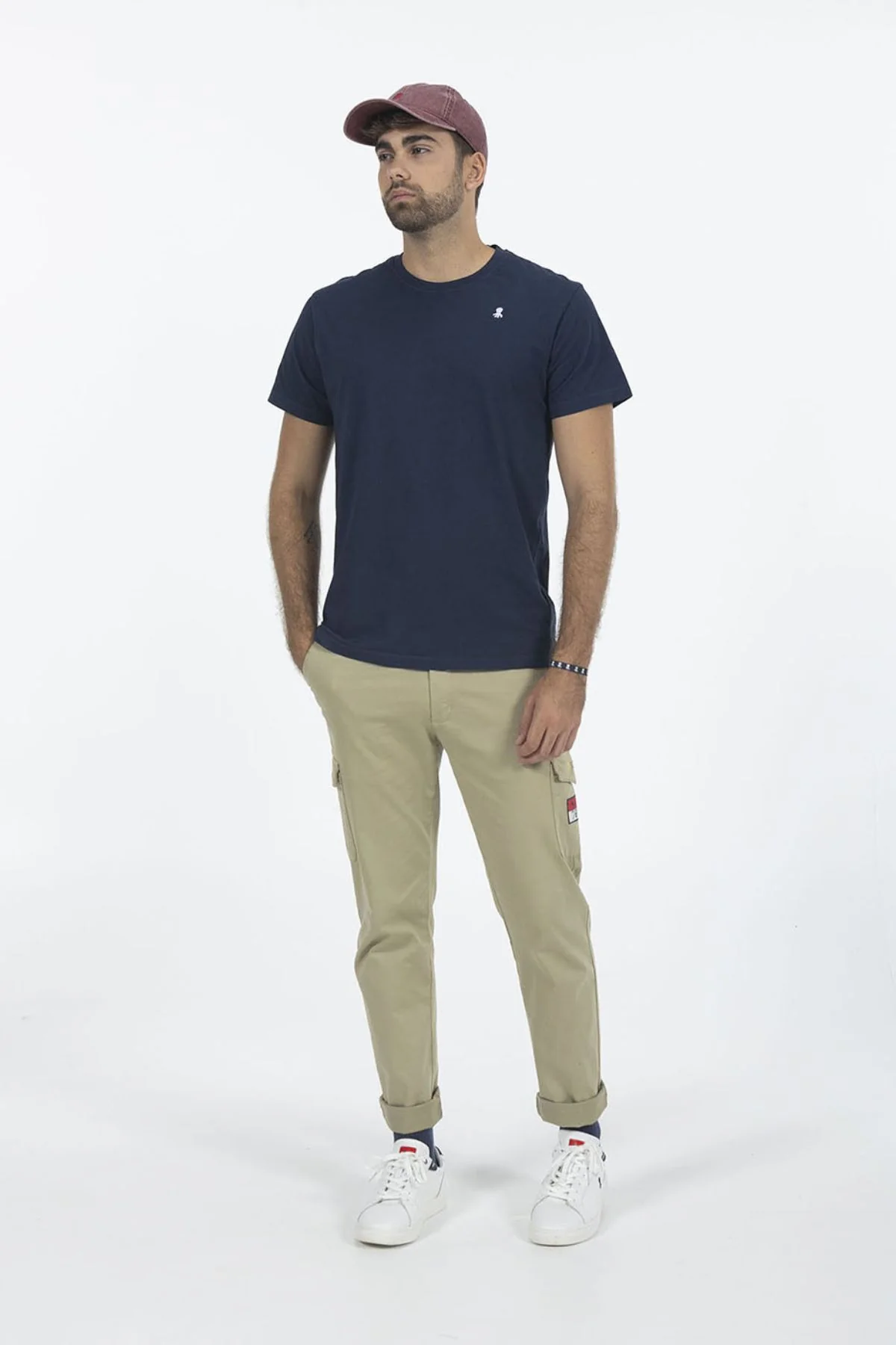 CAMISETA BÁSICA ELPULPO AZUL MARINO - Image 3