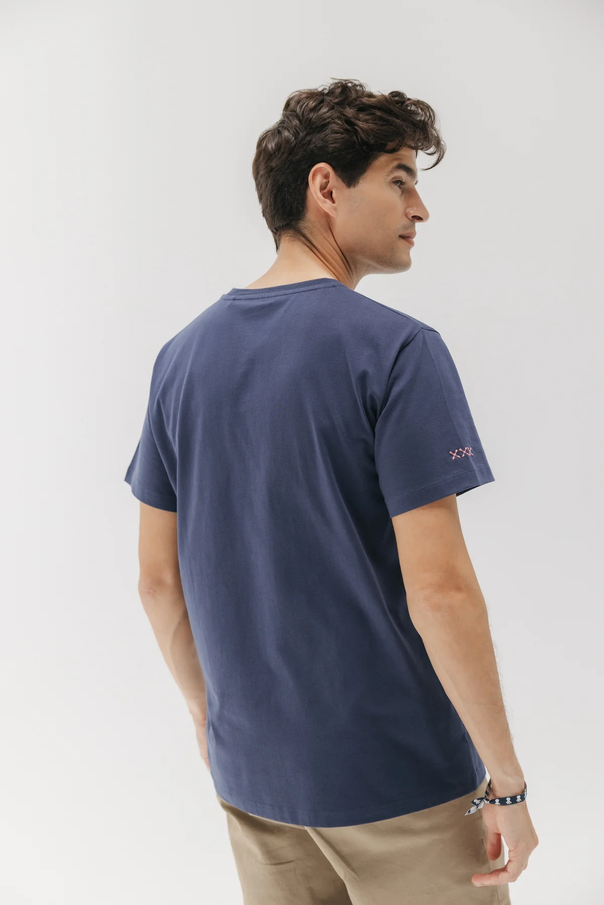 CAMISETA BOLSILLO PALAS AZUL MARINO DELAVÉ - Image 3