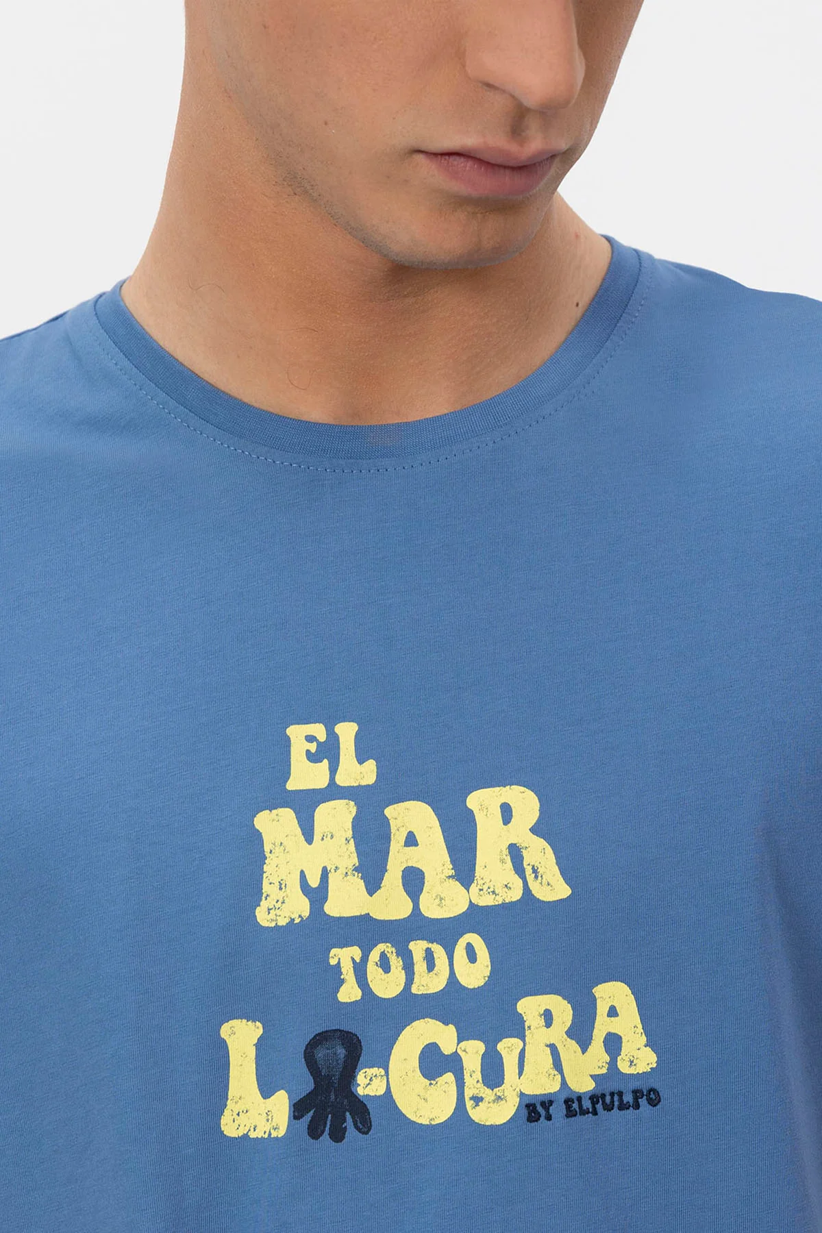 CAMISETA EL MAR TODO LO-CURA ÍNDIGO - Image 2