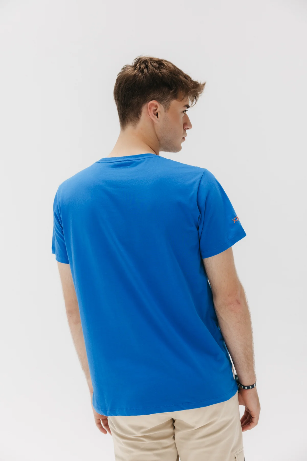 CAMISETA ESTAMPADO BONJOUR AZUL ELÉCTRICO - Image 4