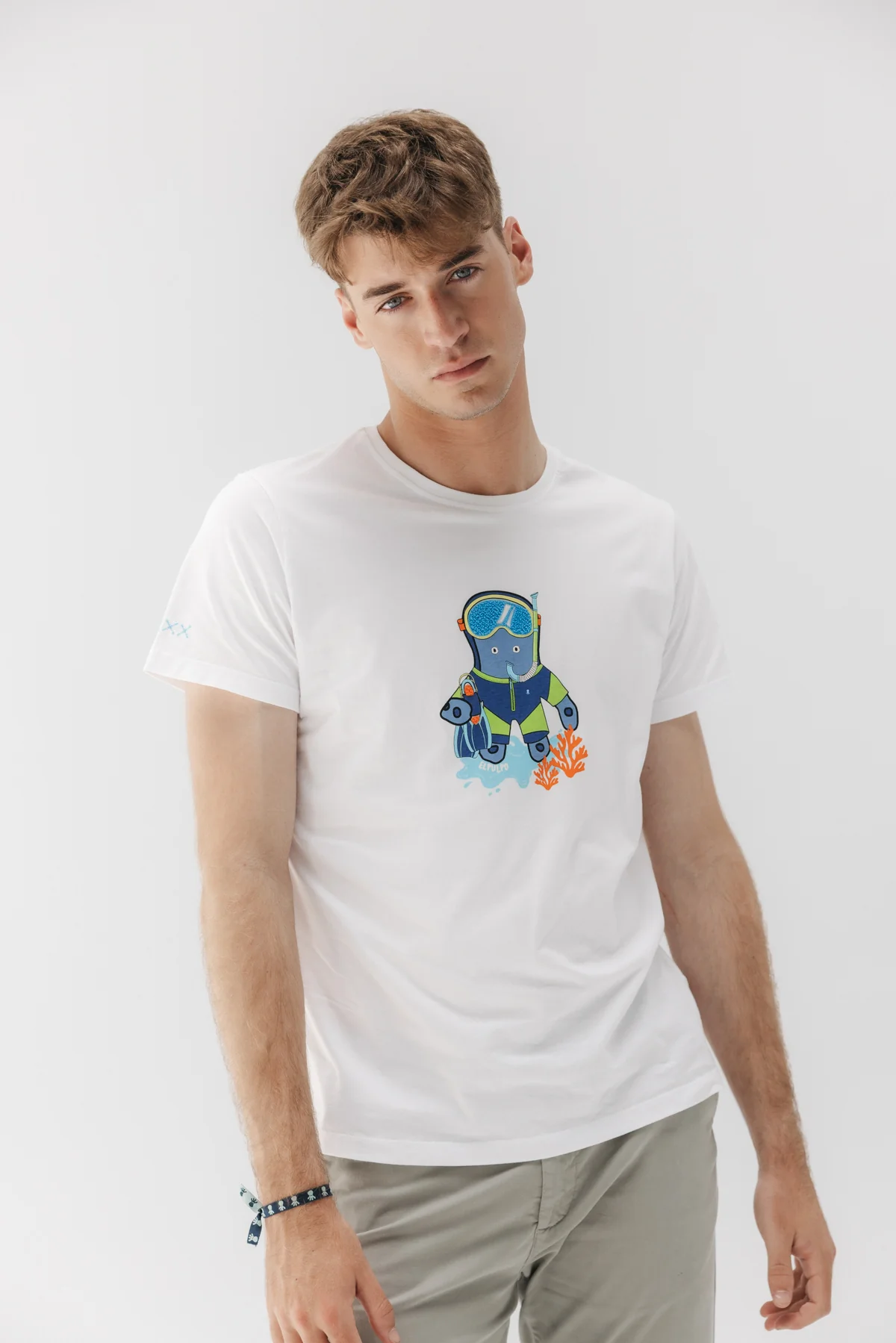 CAMISETA ESTAMPADO ELPULPO SNORKEL BLANCO PURO - Image 2
