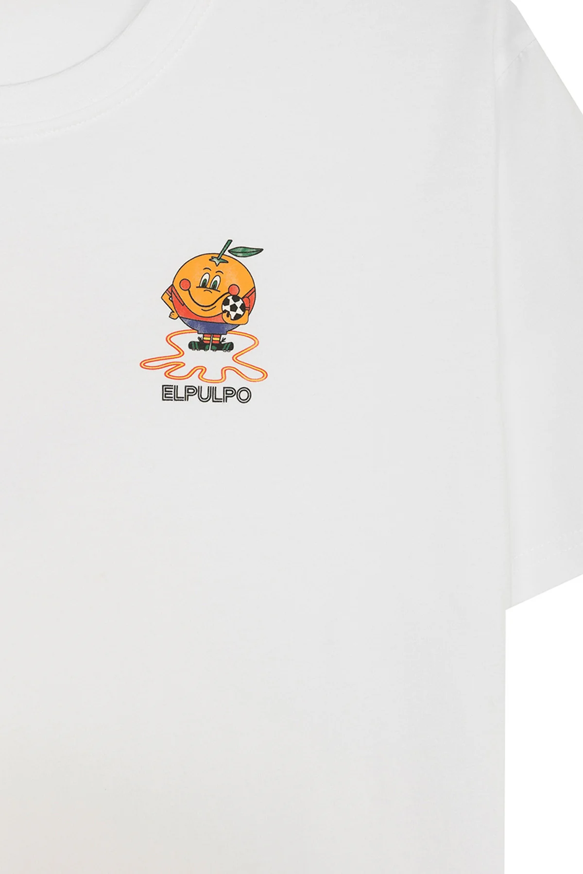 CAMISETA ESTAMPADO PECHO NARANJITO BLANCO PURO - Image 3