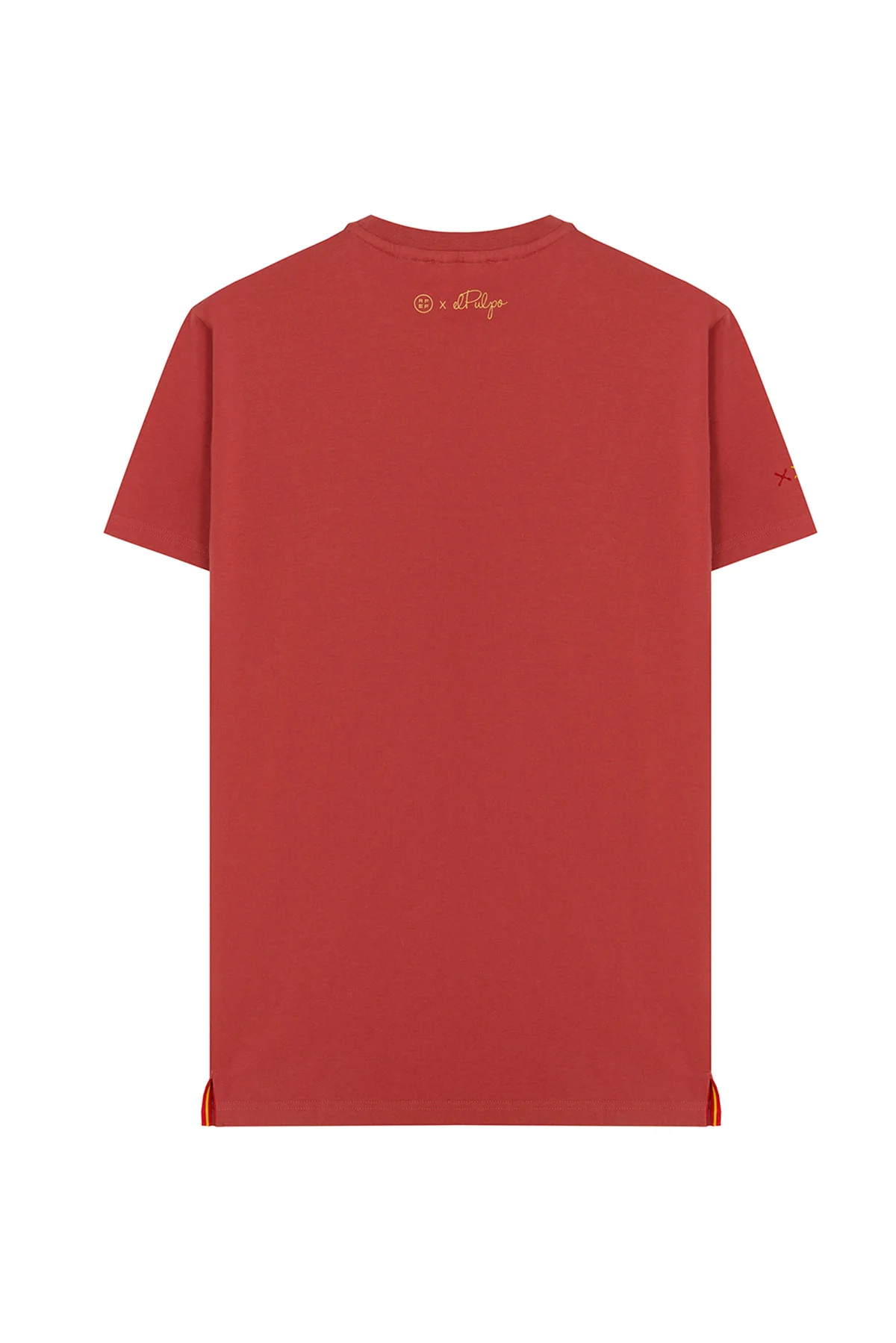CAMISETA ESTAMPADO PECHO NARANJITO ROJO DELAVÉ - Image 3