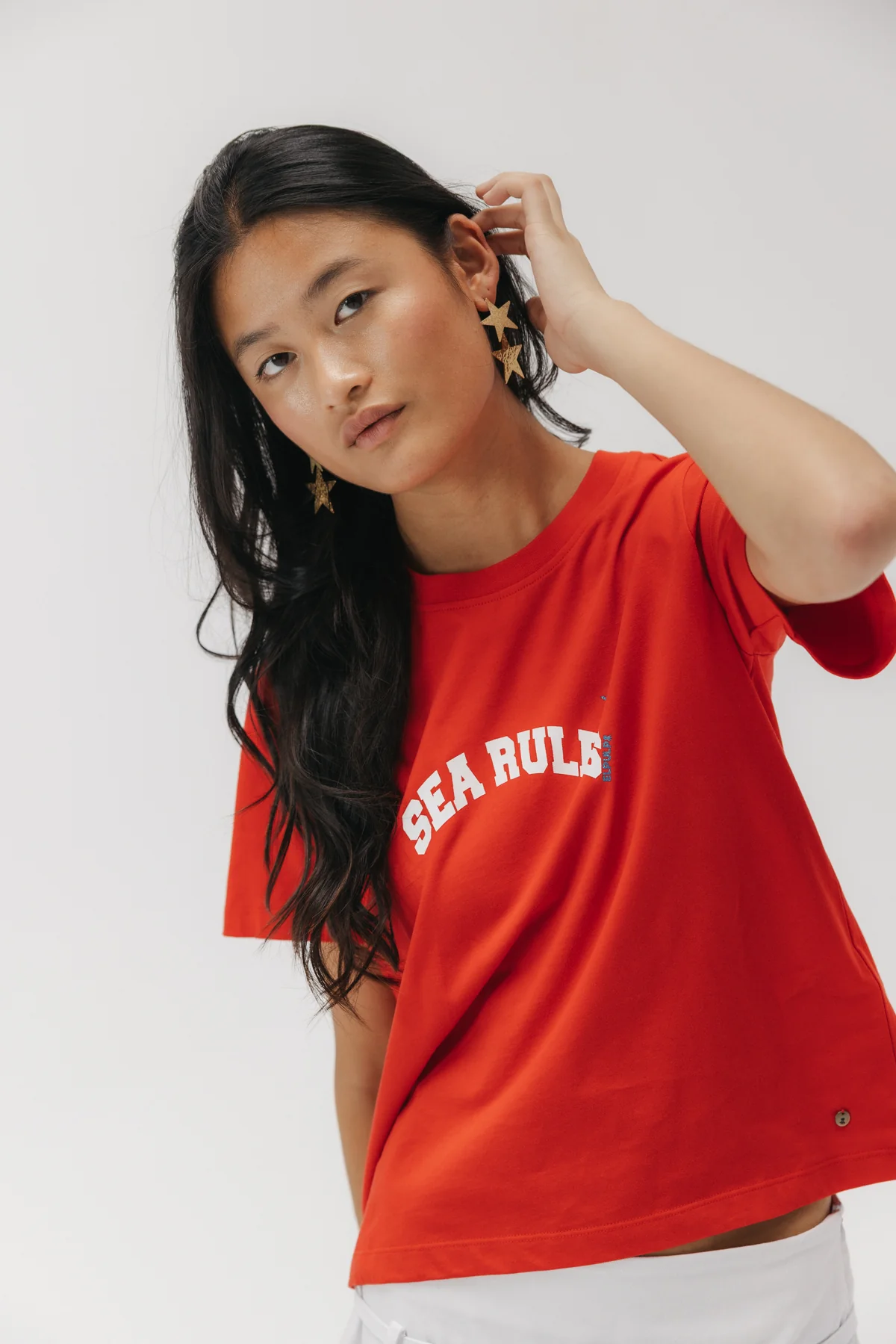 CAMISETA ESTAMPADO SEA RULES CEREZA - Image 3