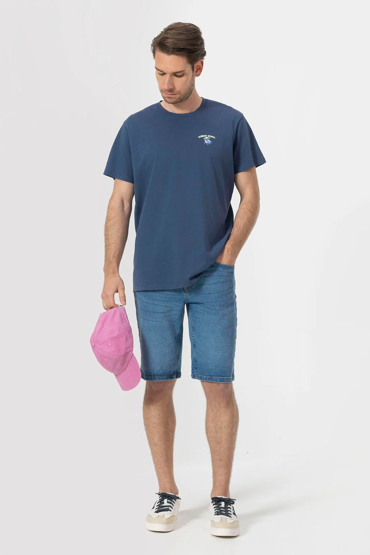 CAMISETA ESTAMPADO SEALOVERS RESORT AZUL MARINO DELAVÉ