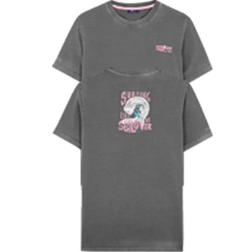CAMISETA ESTAMPADO SURFING WAVES ANTRACITA - Image 7
