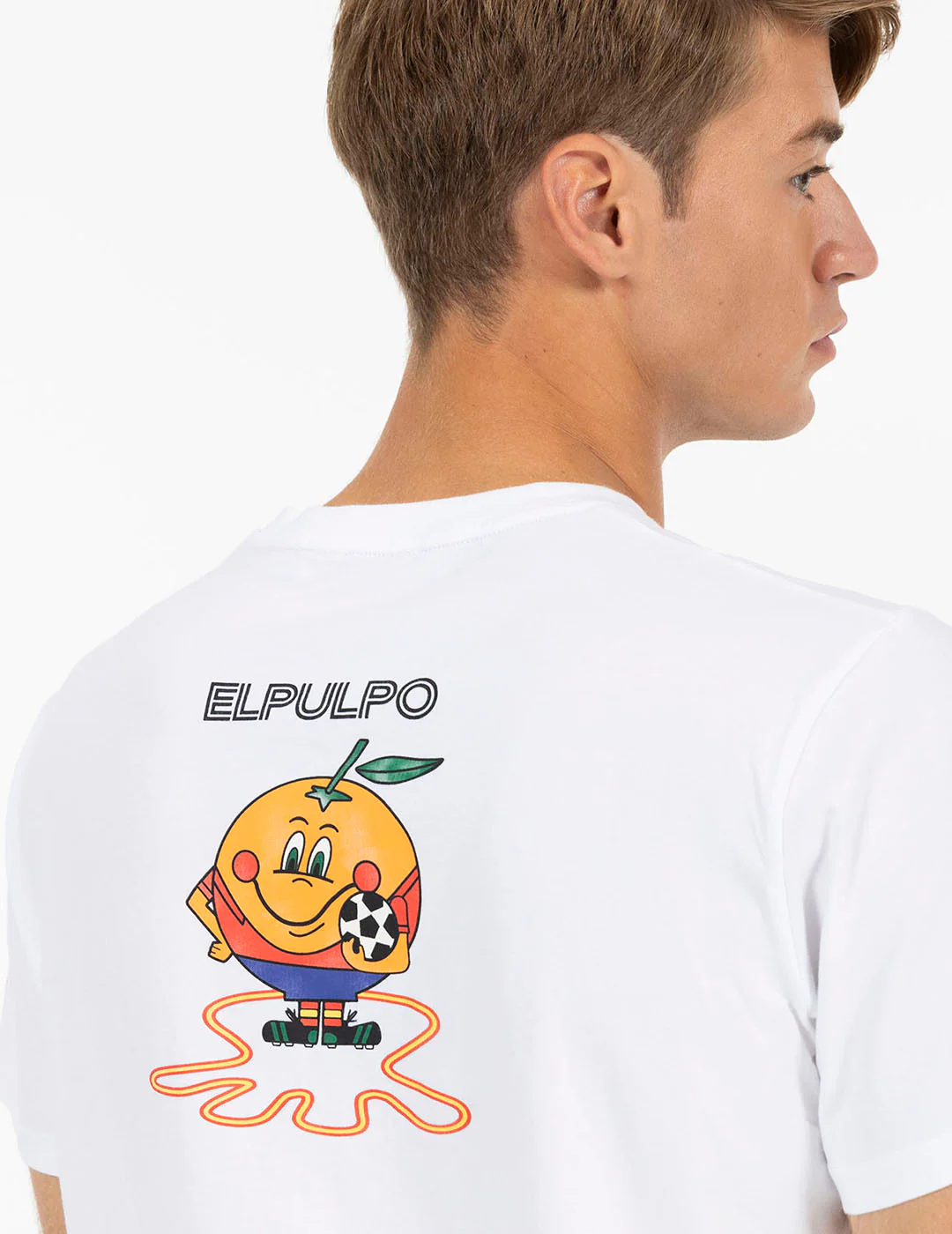 CAMISETA ESTAMPADO TRIPLE EMBLEMA NARANJITO BLANCO PURO - Image 3