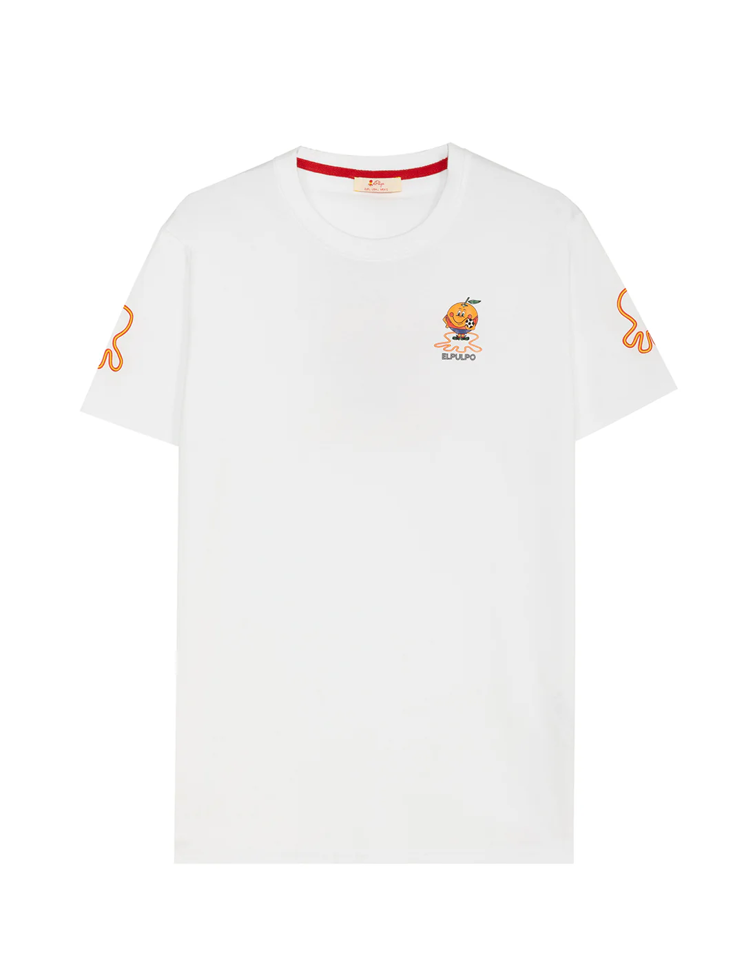 CAMISETA ESTAMPADO TRIPLE EMBLEMA NARANJITO BLANCO PURO - Image 7