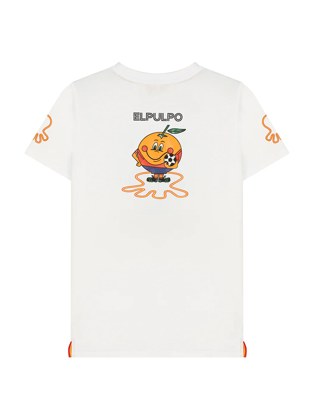 CAMISETA ESTAMPADO TRIPLE EMBLEMA NARANJITO BLANCO PURO - Image 8