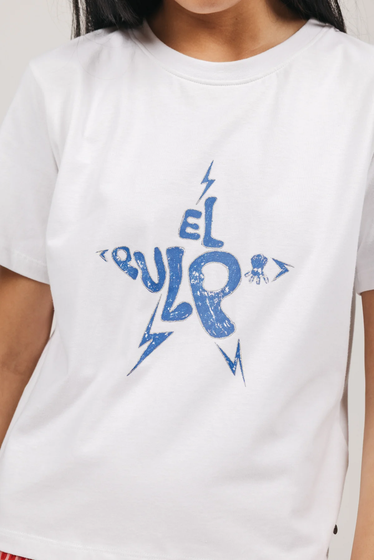 CAMISETA ESTRELLA LOGO DIBUJADA BLANCO PURO - Image 2