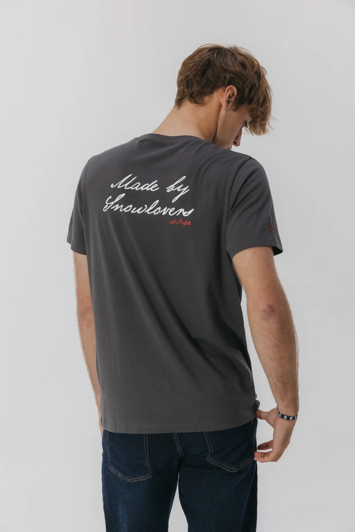 CAMISETA MADE BY SNOWLOVERS ANTRACITA - Image 4