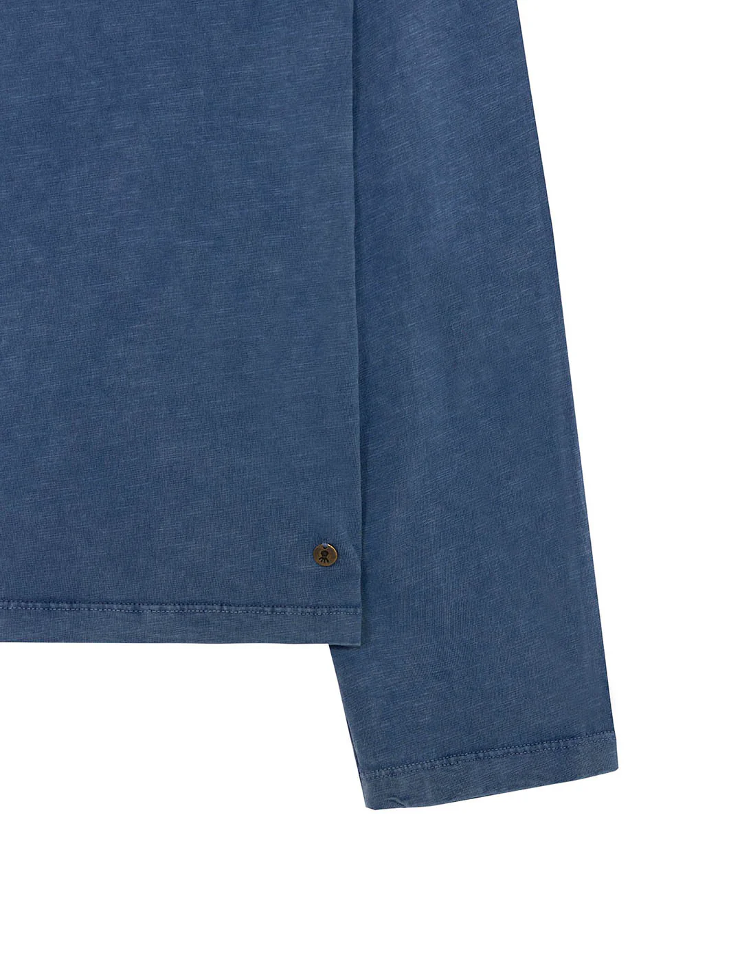 CAMISETA MANGA LARGA TEEN CON BOTONES  INDIGO DELAVÉ - Image 3