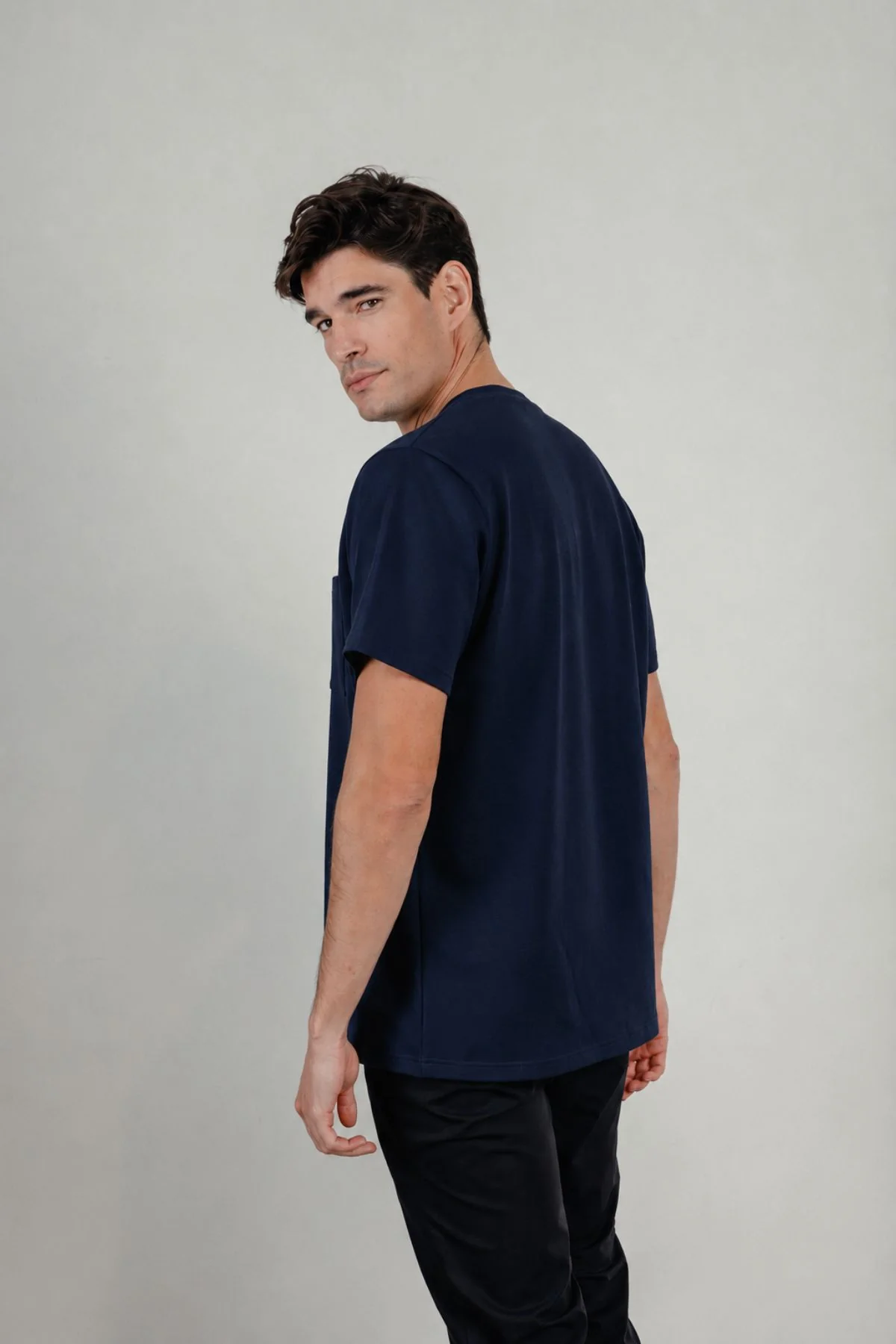 Camiseta neopreno parche engomado azul marino - Image 3