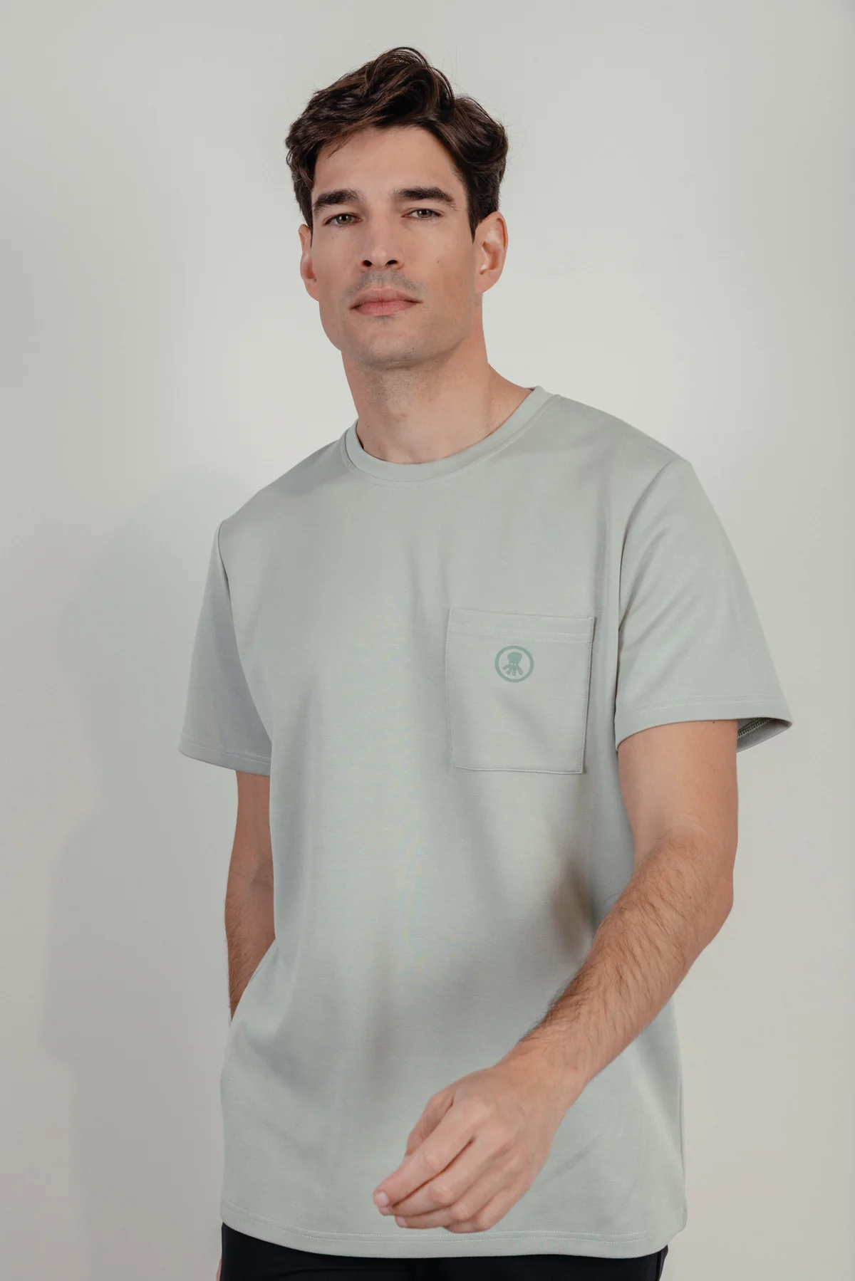 Camiseta neopreno parche engomado verde menta - Image 6