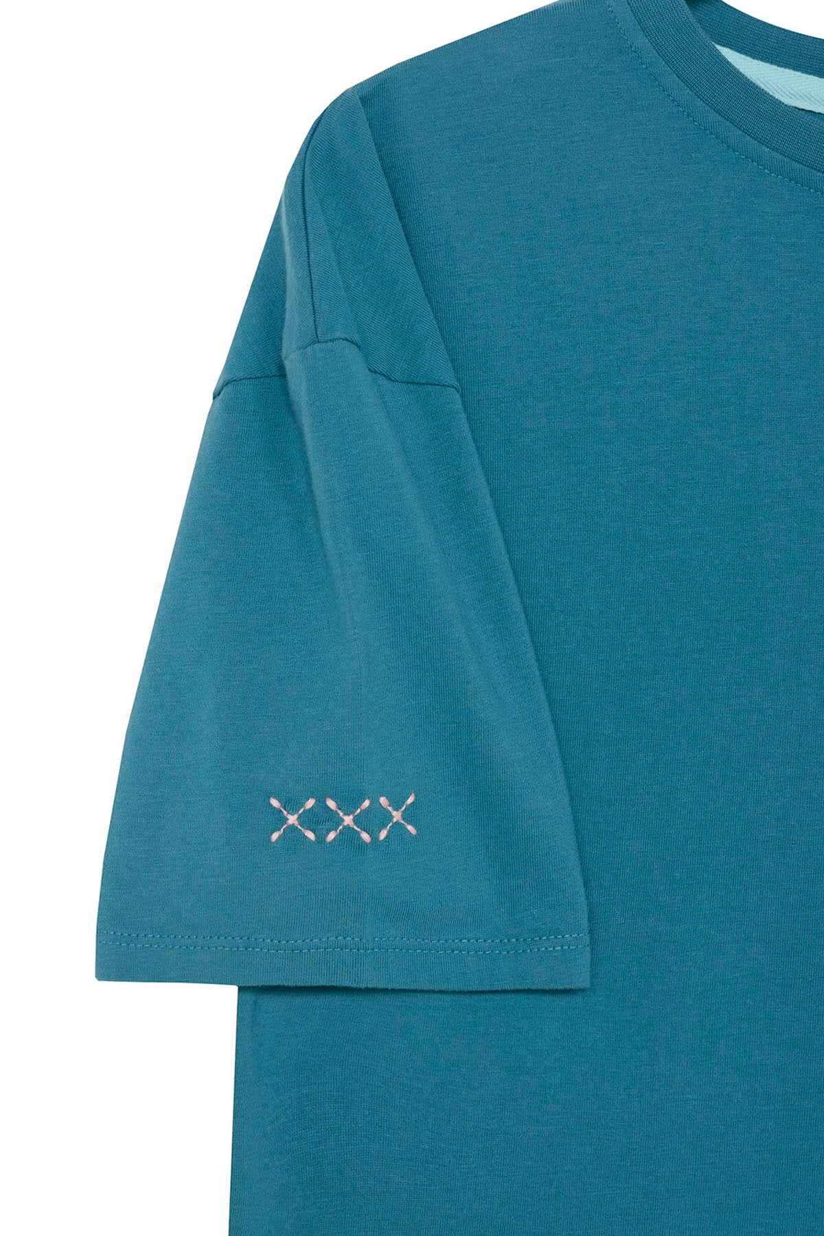 CAMISETA NIÑO BORDADO LOGO ELPULPO A TONO AZUL ZAFIRO - Image 4