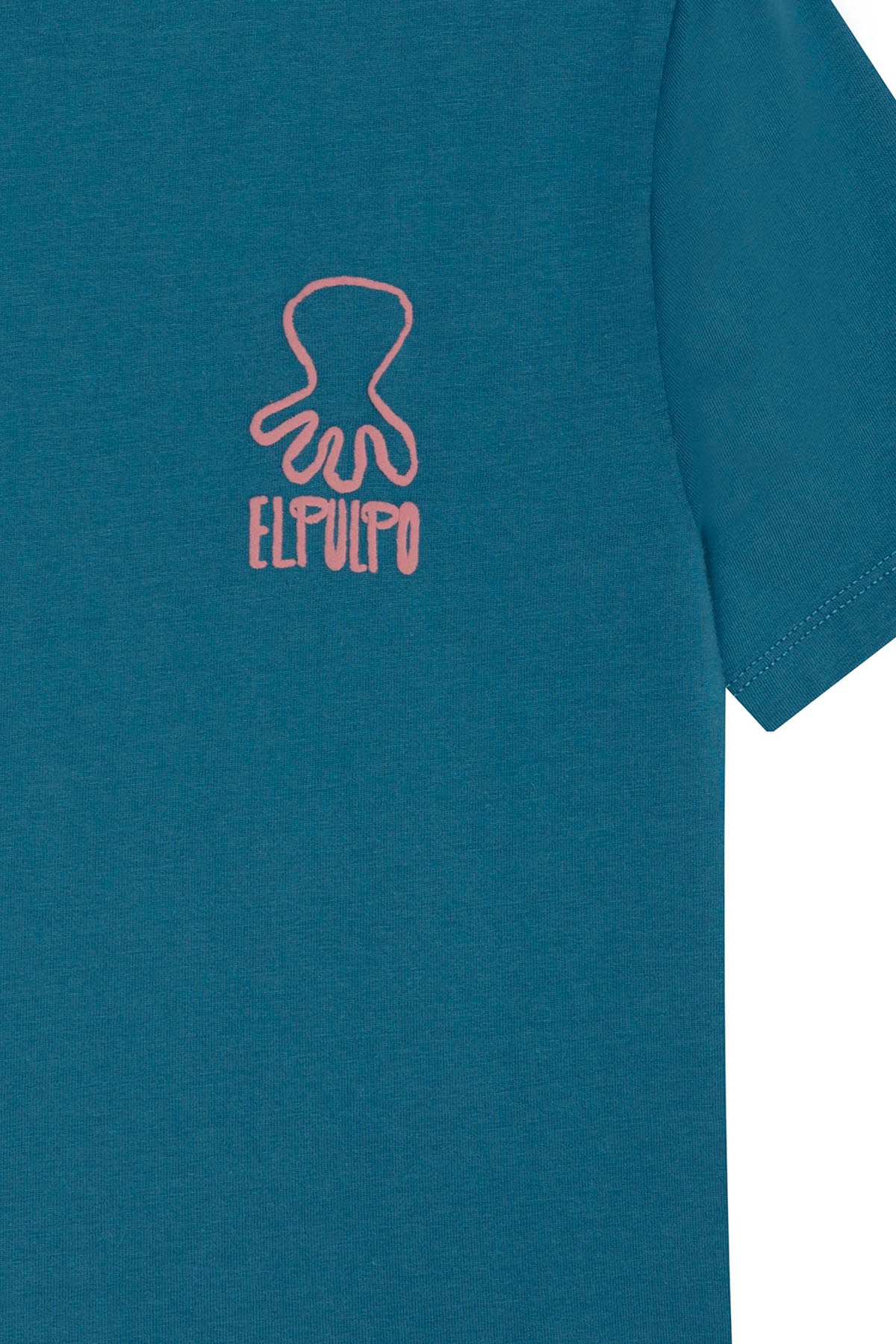 CAMISETA NIÑO ESTAMPADO ELPULPO CAFÉ AZUL ZAFIRO - Image 3