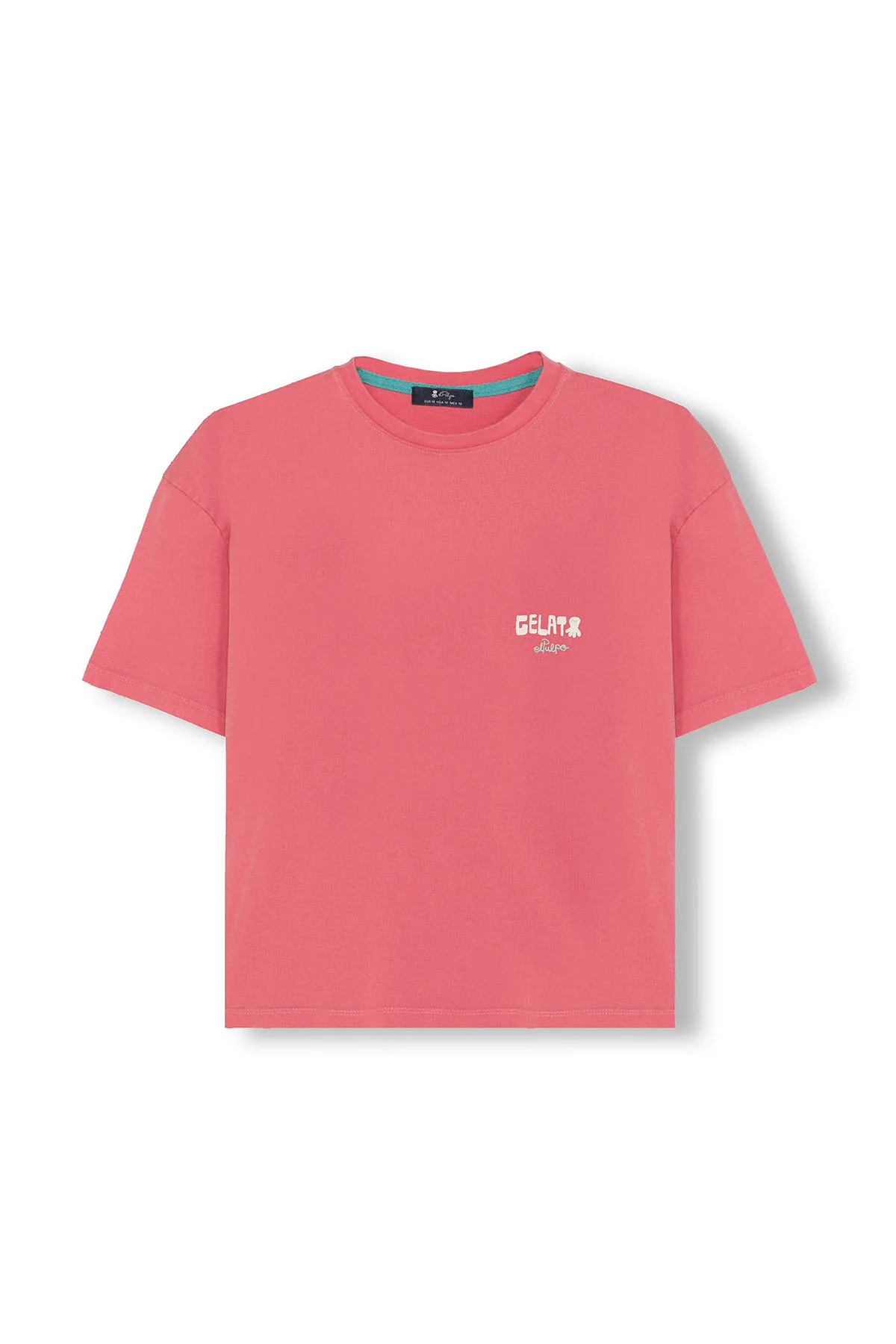 CAMISETA NIÑO OVERSIZE GELATO ROSA CHICLE - Image 2