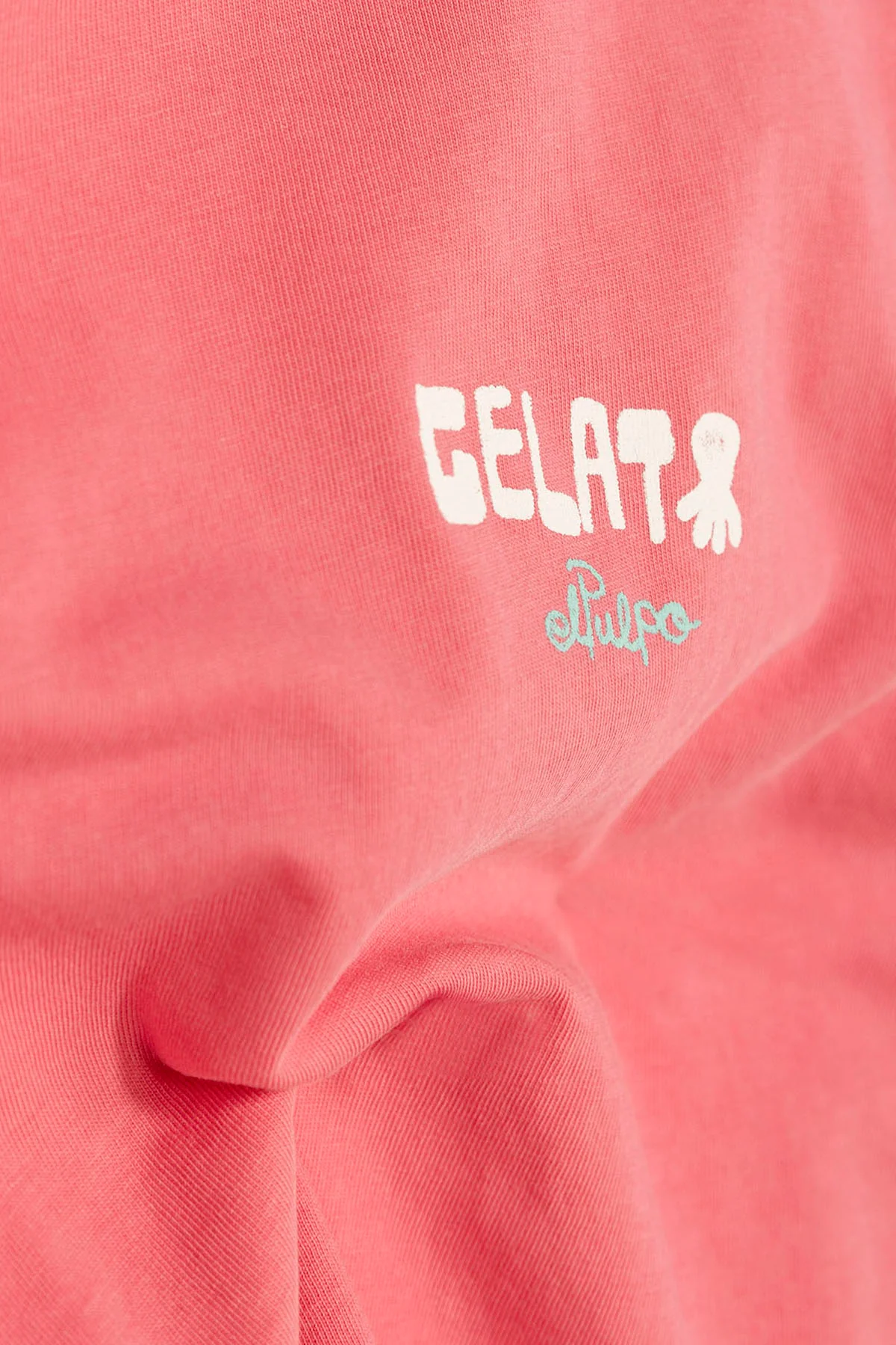 CAMISETA NIÑO OVERSIZE GELATO ROSA CHICLE - Image 5