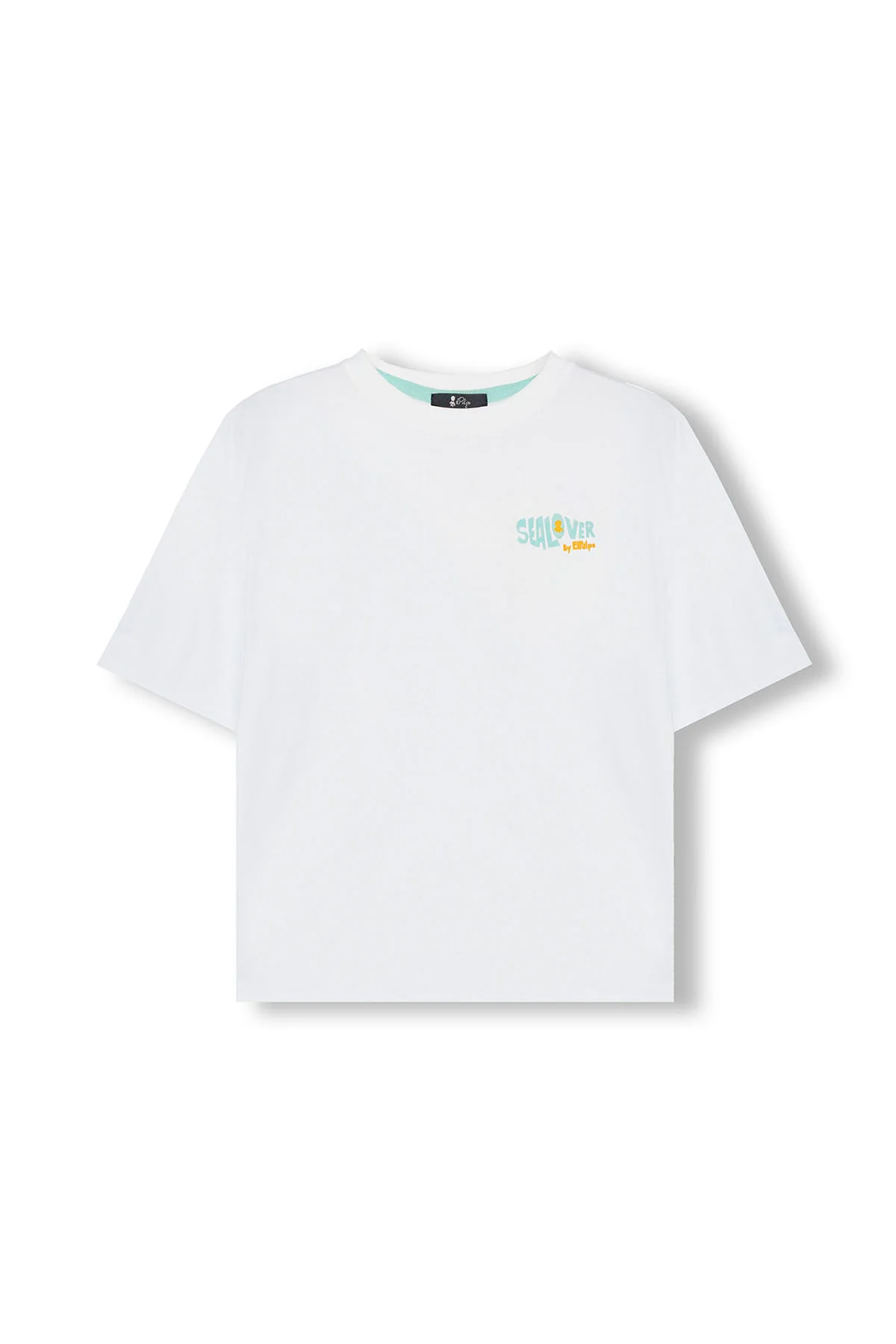 CAMISETA NIÑO OVERSIZE SURFING LIKE SEALOVER BLANCO PURO - Image 2