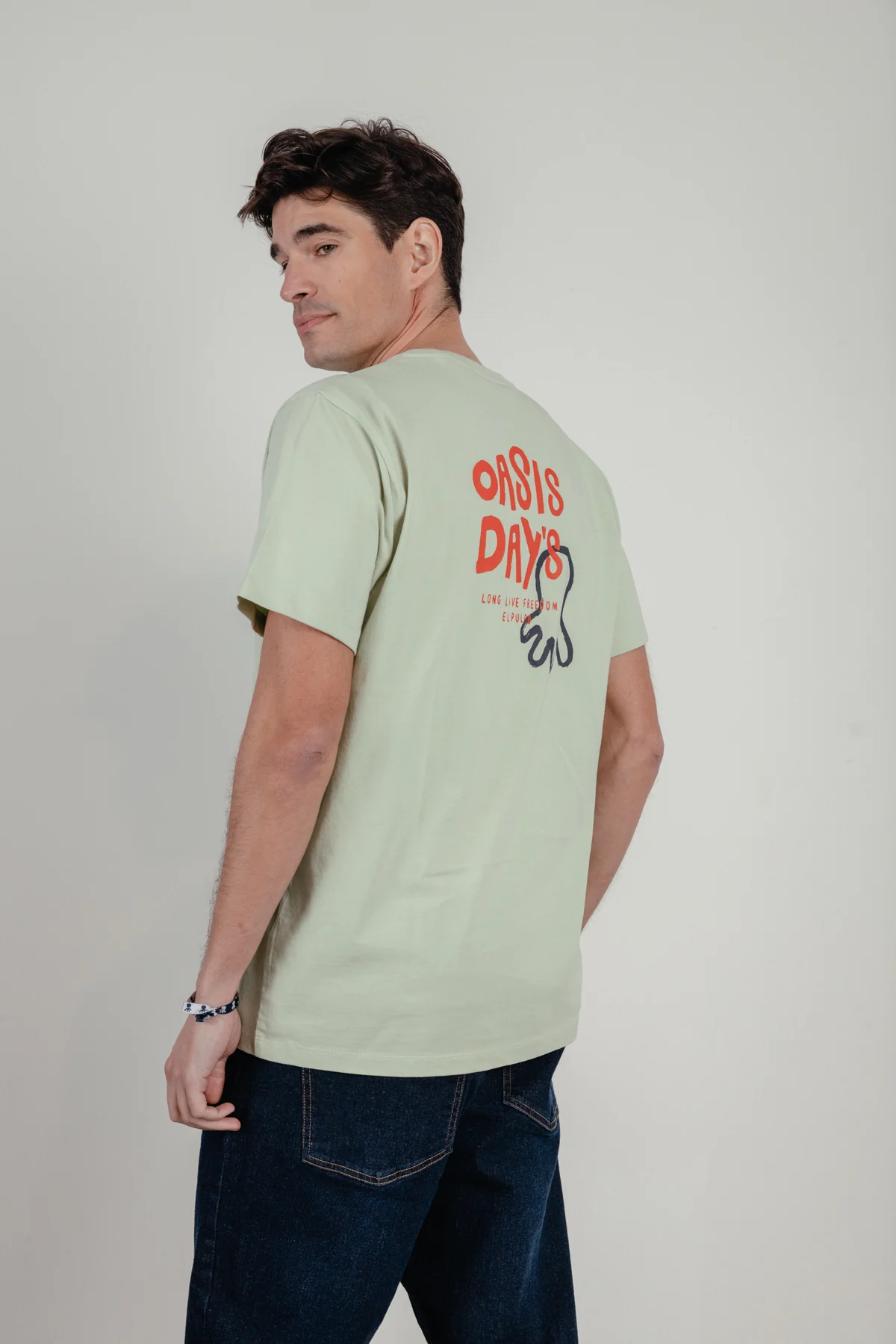Camiseta oasis day´s verde menta - Image 5