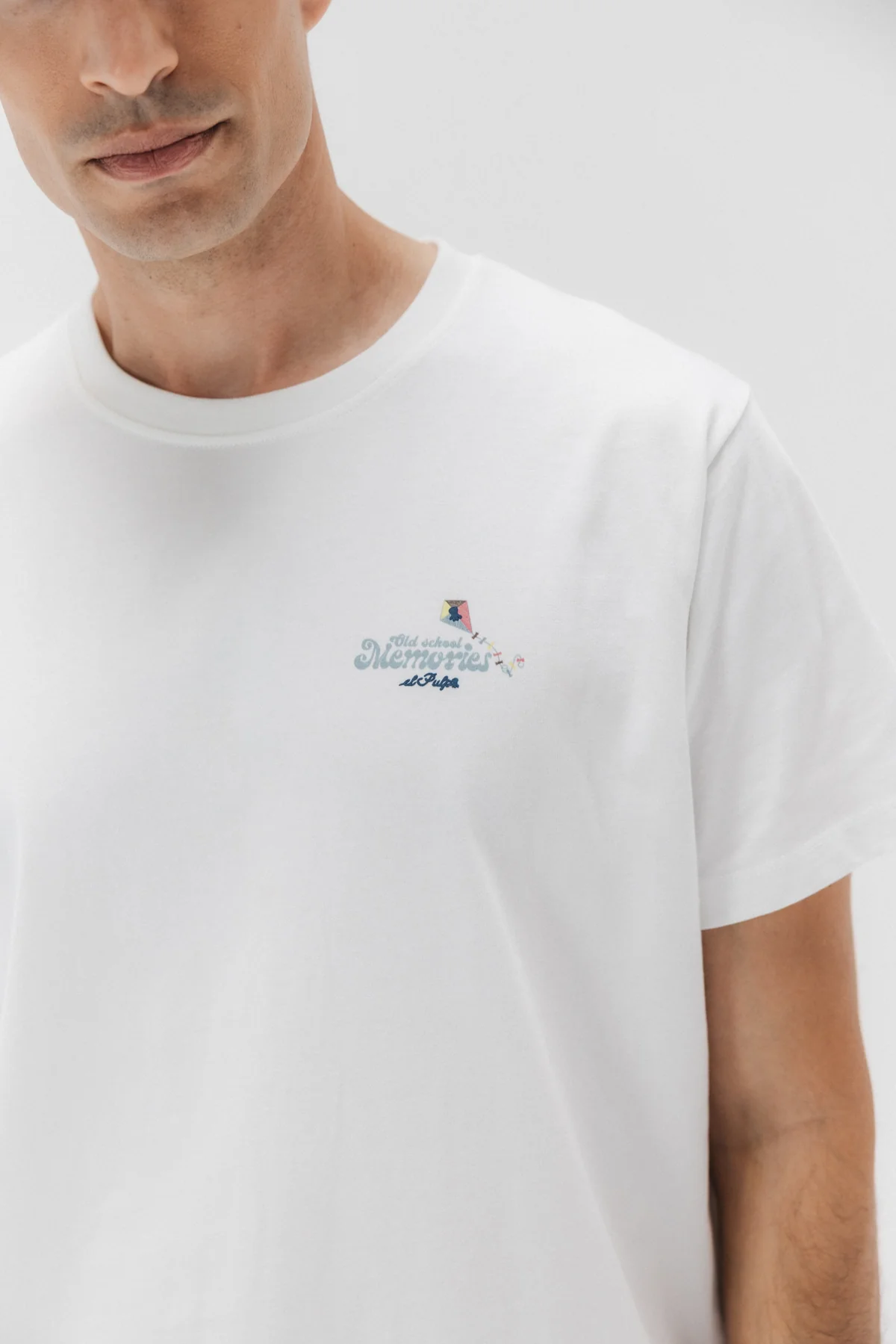 CAMISETA OLD SCHOOL MEMORIES ELPULPO BLANCO PURO - Image 2